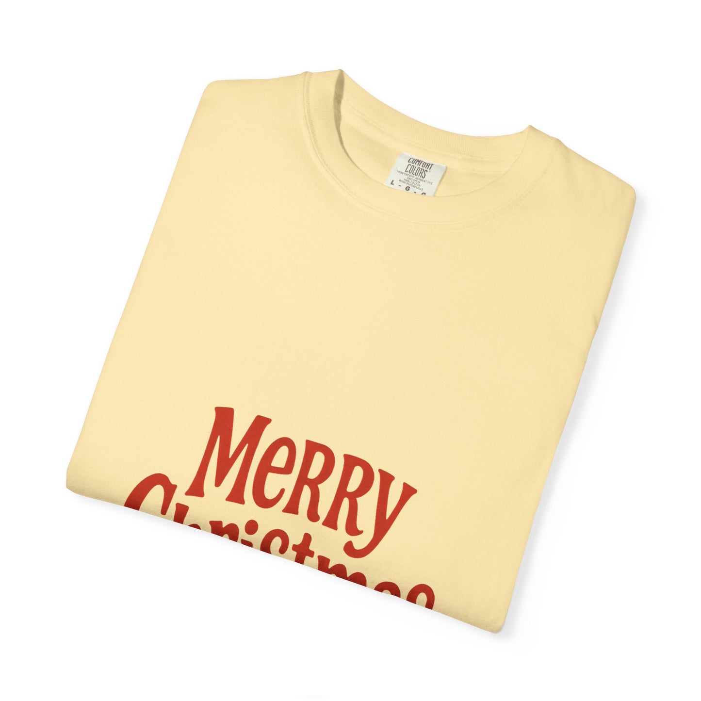 Merry Christmas Unisex Garment-Dyed T-shirt