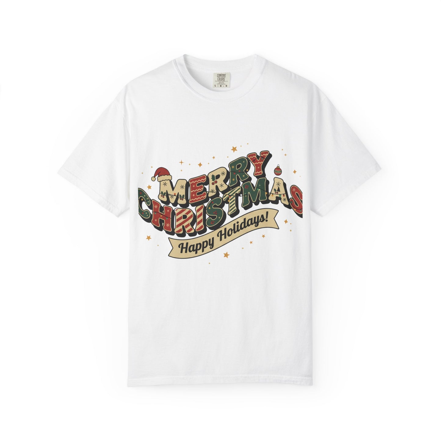 Merry Christmas Tee | Unisex Garment-Dyed T-Shirt for Holiday Cheer, Christmas Gift, Seasonal Wear, Funny T-Shirt, Festive Apparel