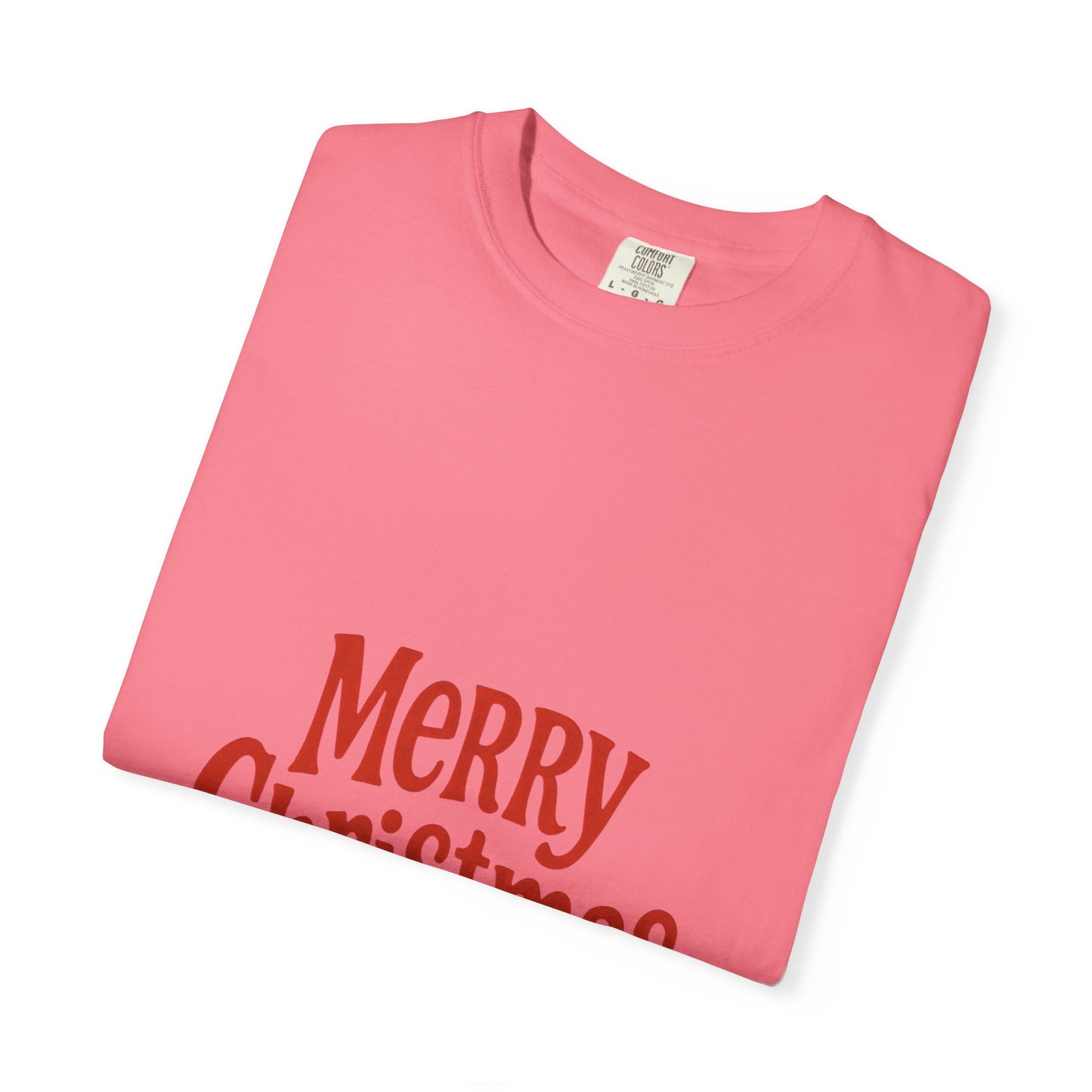 Merry Christmas Unisex Garment-Dyed T-shirt