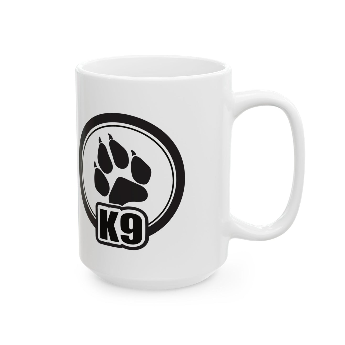 K9 Paw Print Ceramic Mug - Perfect for Dog Lovers,