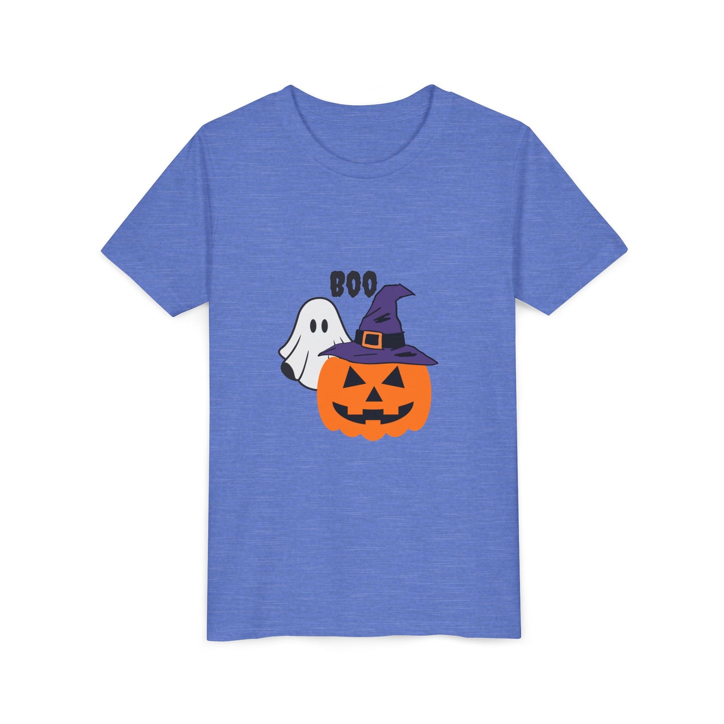 Halloween Ghost & Pumpkin Youth Tee