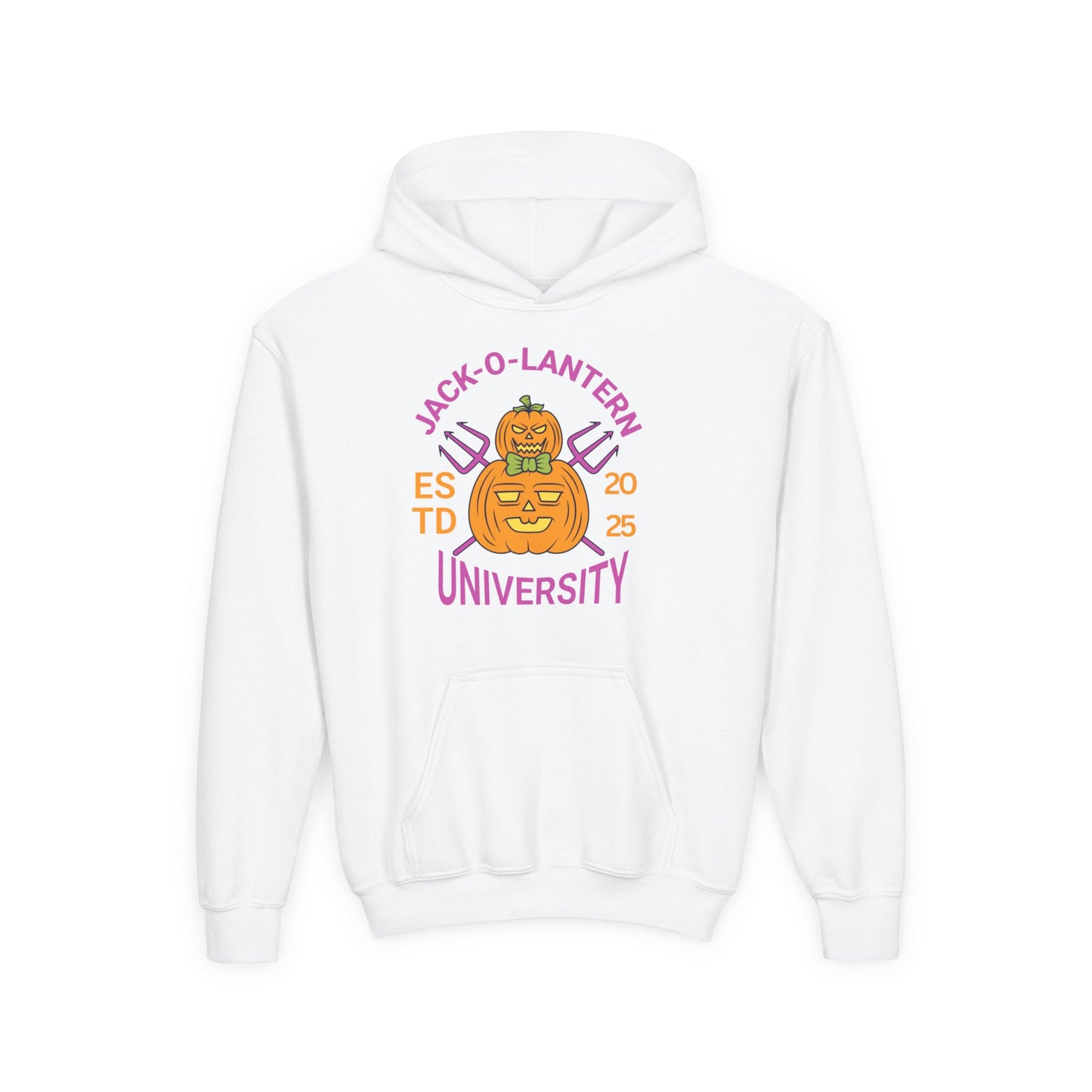 Jack-O-Lantern University Hoodie for Halloween