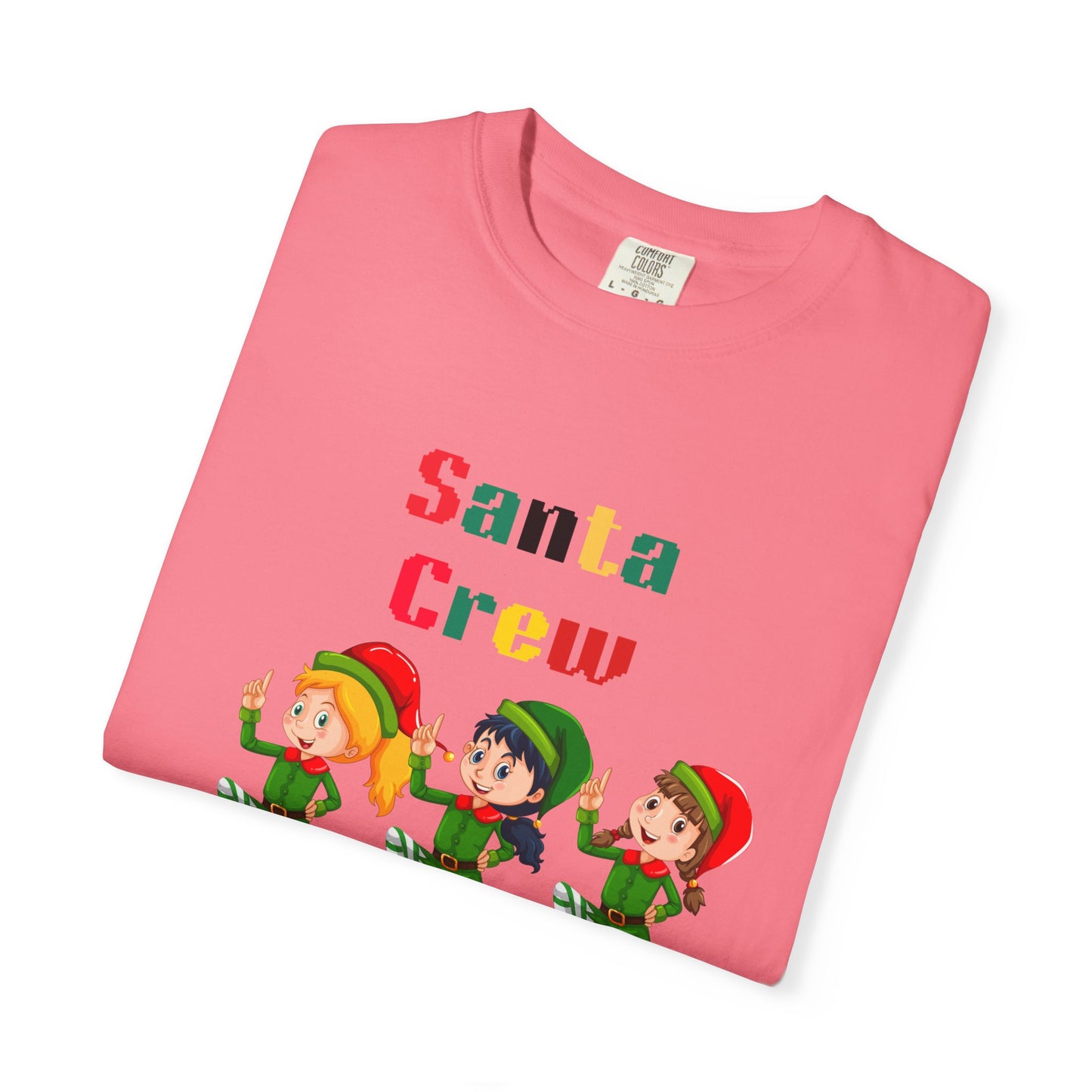 Christmas Elf T-Shirt, Fun Holiday Tee, Santa Crew Shirt, Cute Family Matching Tee, Festive Gift for Kids & Adults