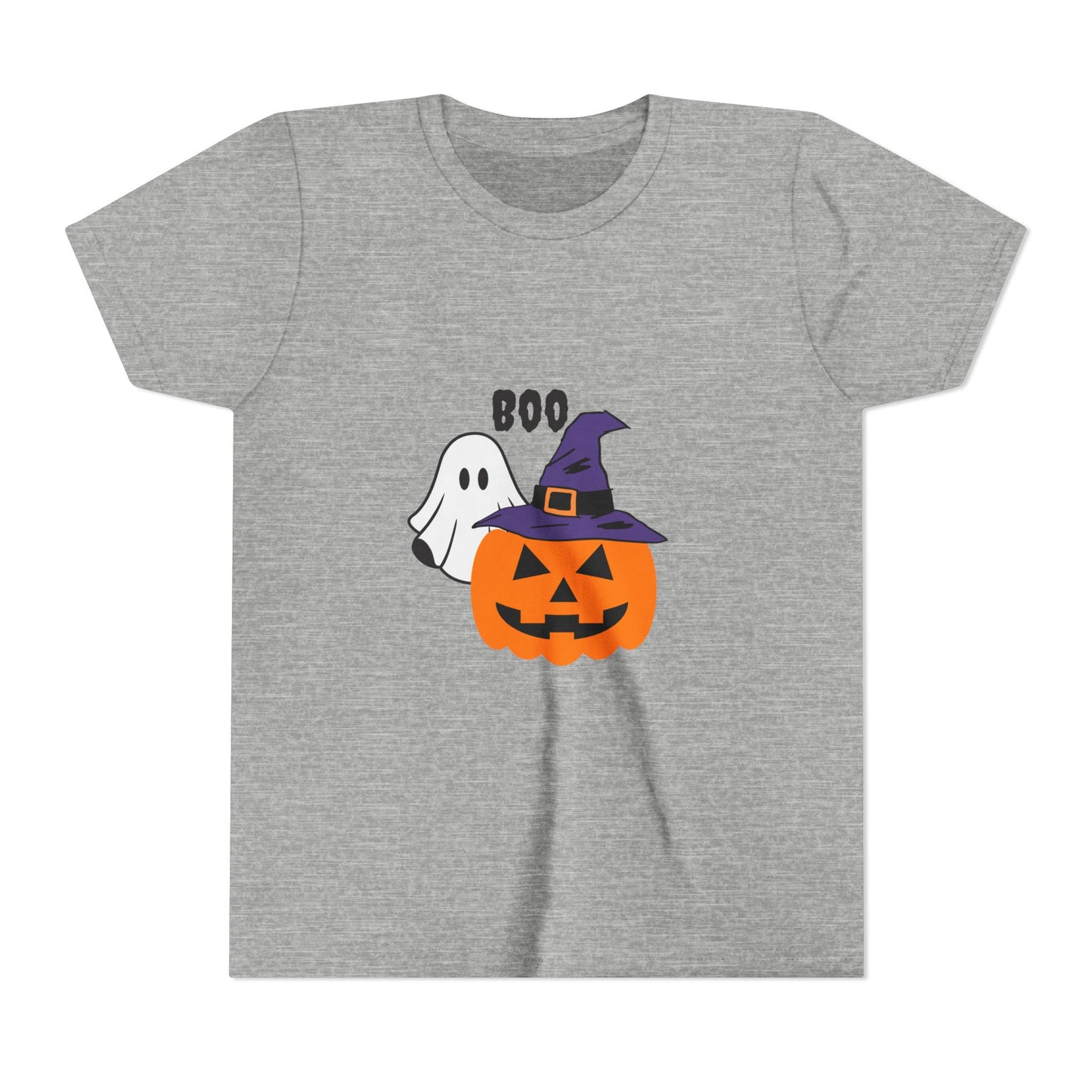 Halloween Ghost & Pumpkin Youth Tee