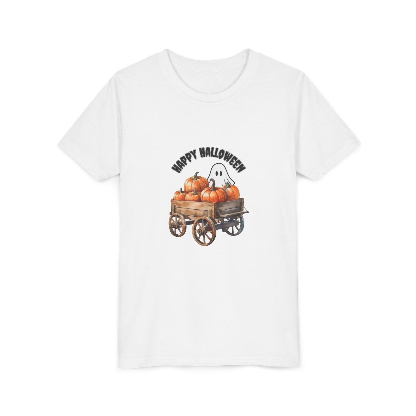 Youth Halloween Tee, Fun Spooky Shirt for Kids