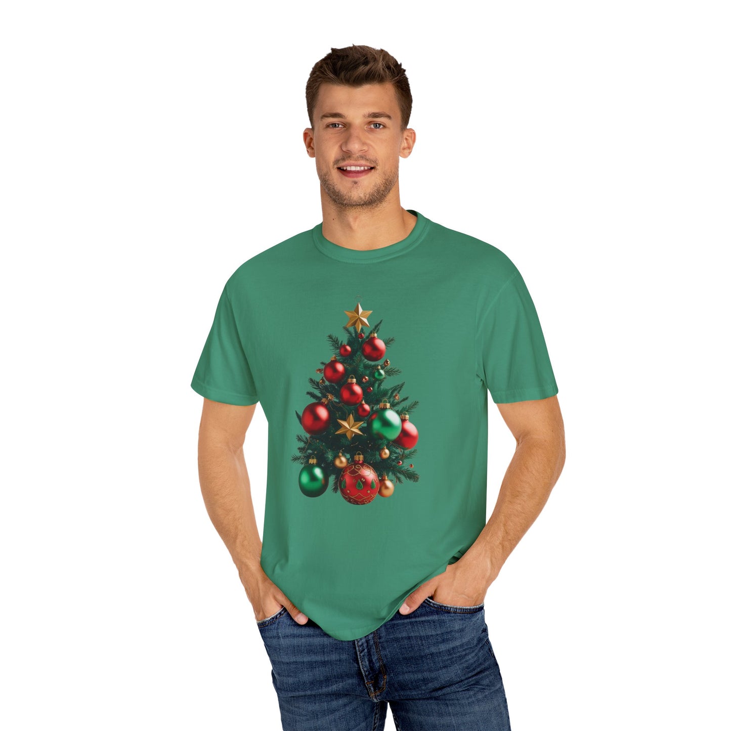 Christmas Tree T-Shirt, Holiday Apparel, Unisex Shirt, Festive Wear, Gift for Christmas, Winter Outfit