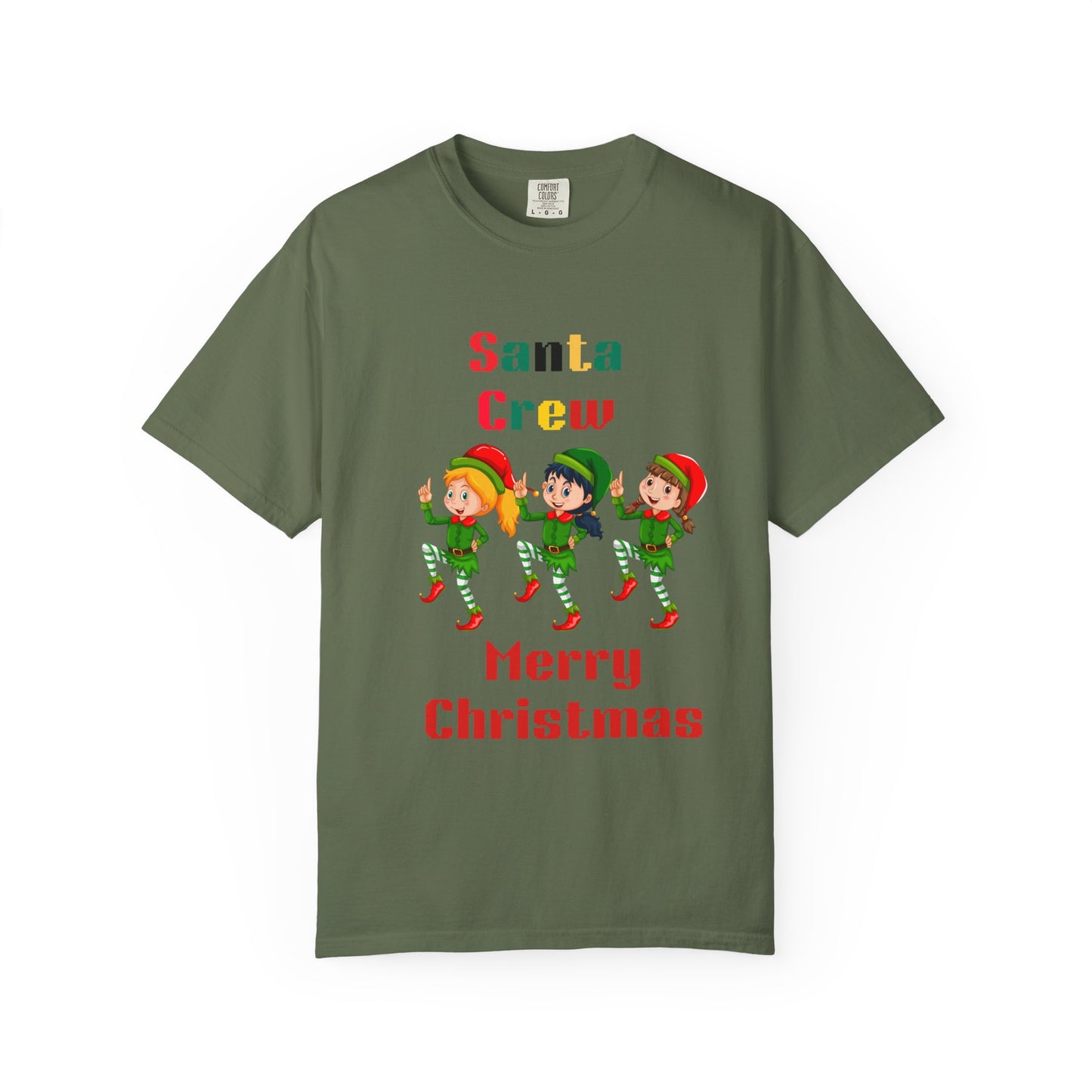 Christmas Elf T-Shirt, Fun Holiday Tee, Santa Crew Shirt, Cute Family Matching Tee, Festive Gift for Kids & Adults