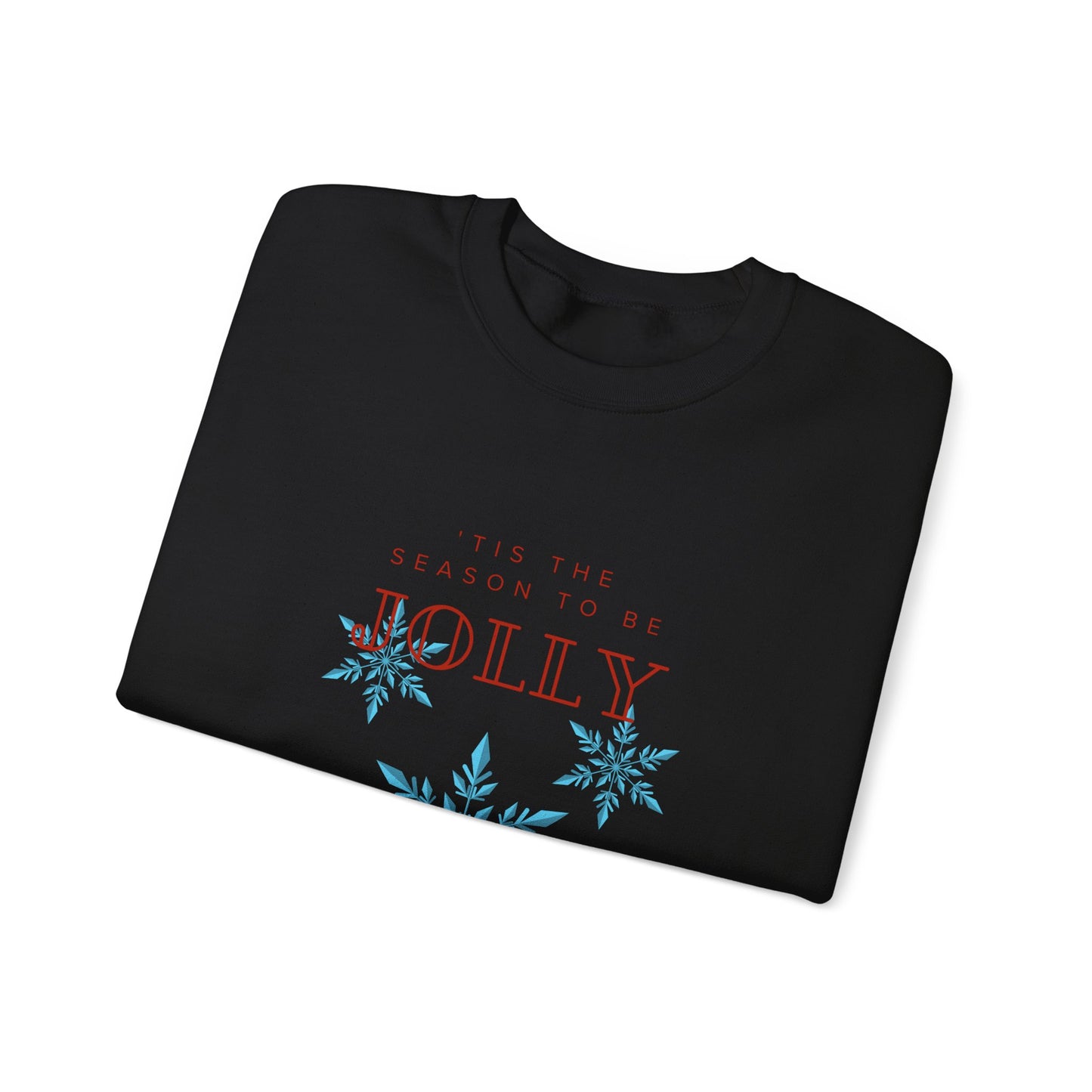 Festive 'Let It Snow' Crewneck Sweatshirt - Cozy Holiday Apparel