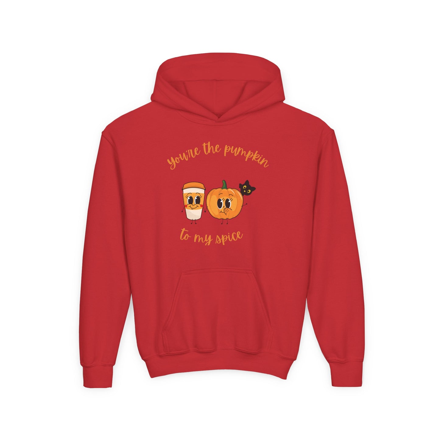 Cute Pumpkin Spice Youth Hoodie | Fall Sweatshirt