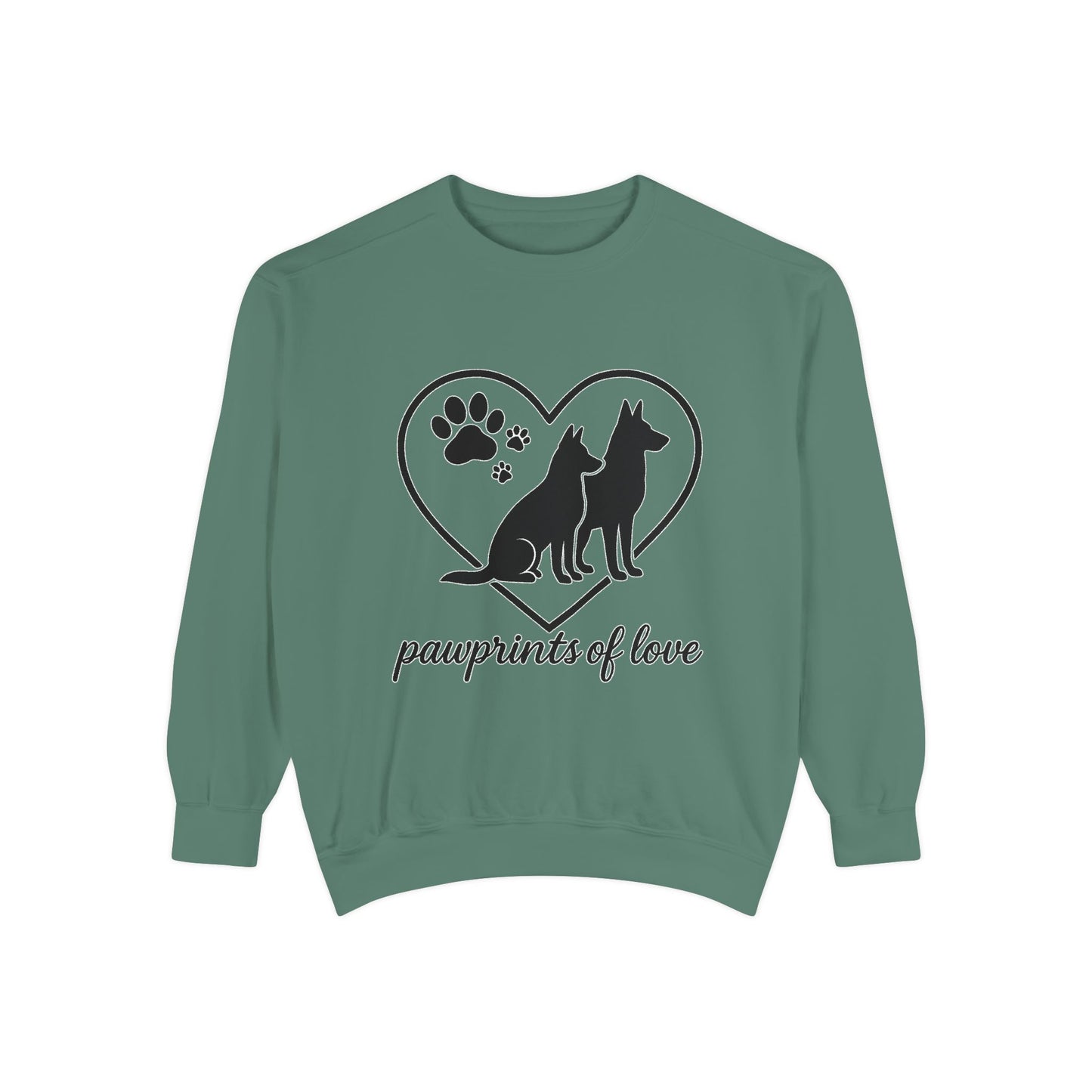 Paws of Love Unisex Garment-Dyed Sweatshirt