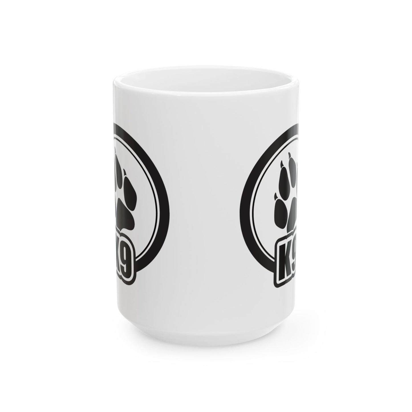 K9 Paw Print Ceramic Mug - Perfect for Dog Lovers,