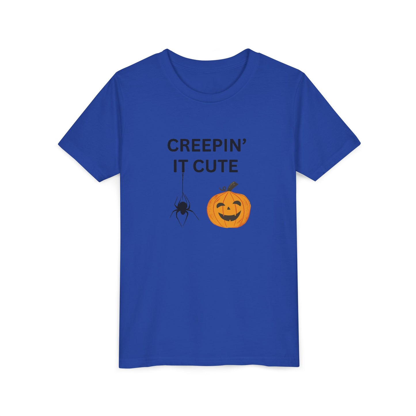 Halloween Youth Tee, Creepin' It Cute Shirt, Fall Apparel
