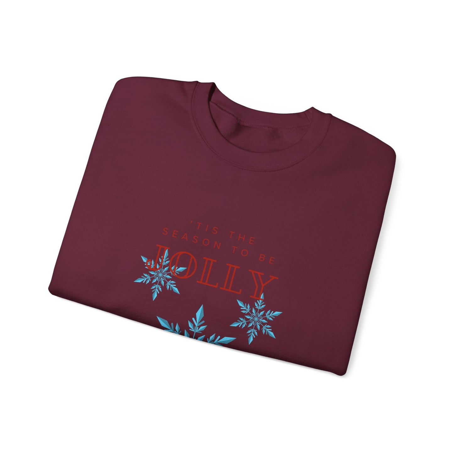 Festive 'Let It Snow' Crewneck Sweatshirt - Cozy Holiday Apparel
