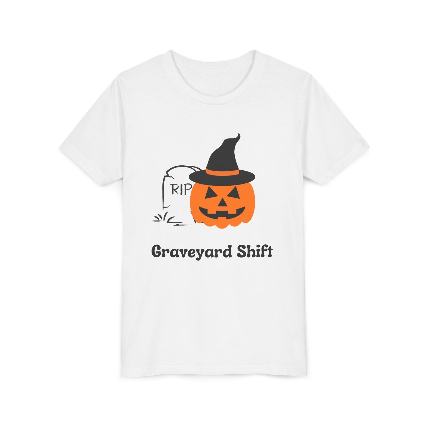 Kids Halloween Tee Graveyard Shift