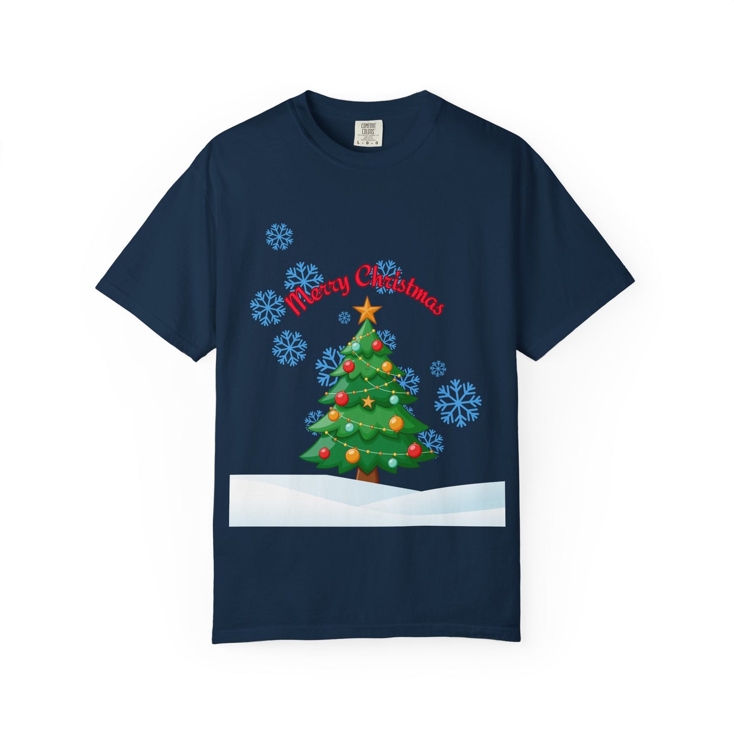 Christmas Tree T-Shirt, Cozy Holiday Tee,