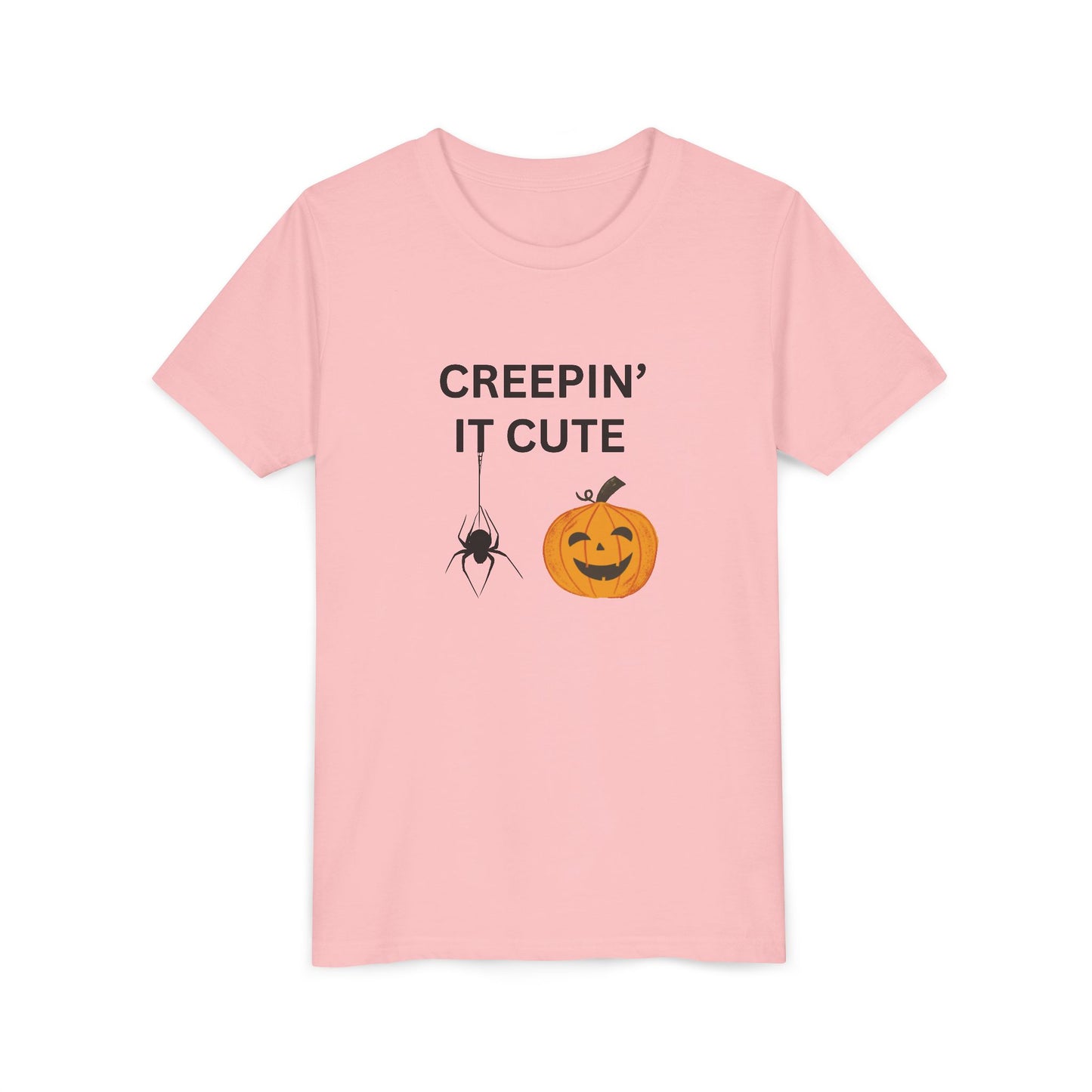 Halloween Youth Tee, Creepin' It Cute Shirt, Fall Apparel