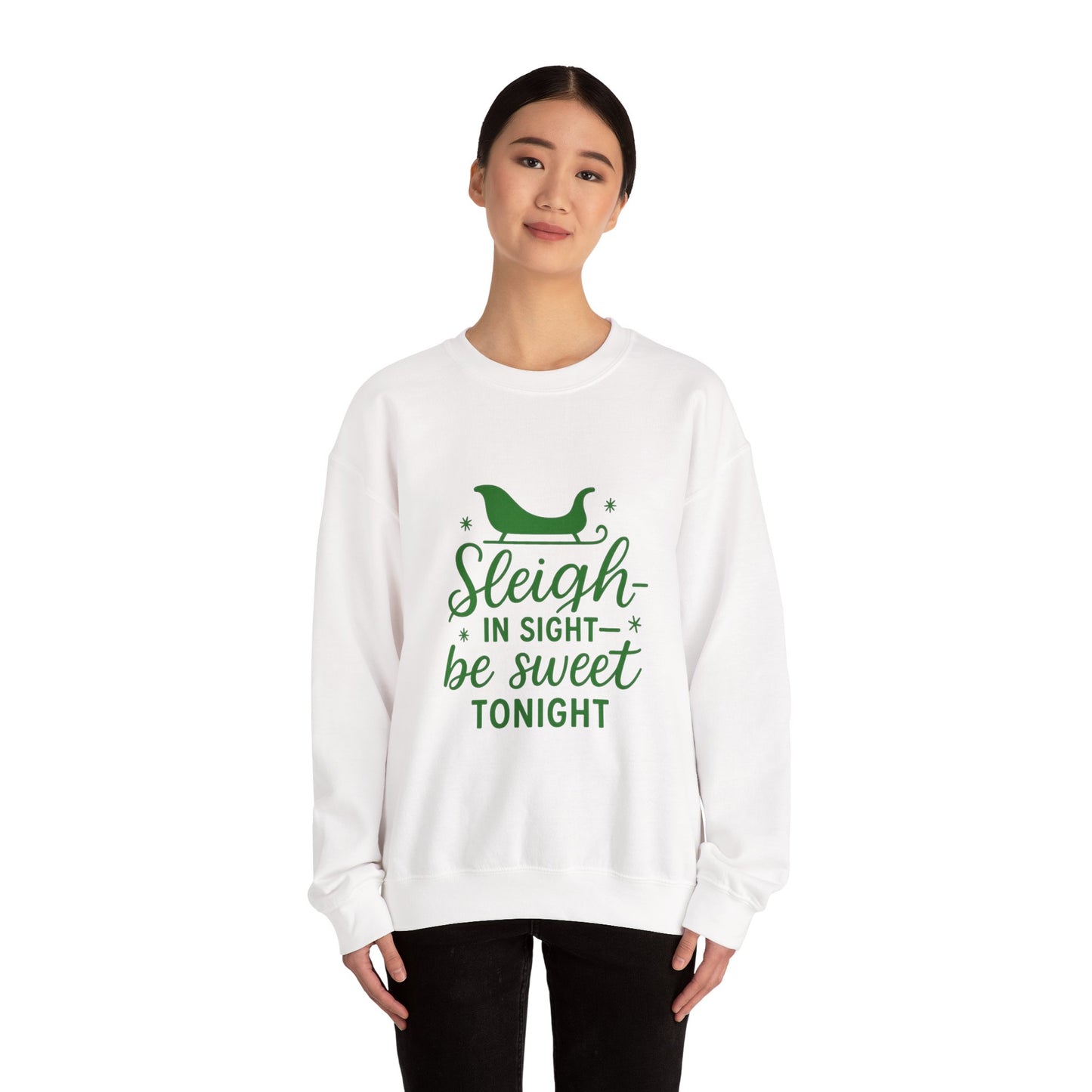 Holiday Cheer Crewneck Sweatshirt - Cozy, Fun Gift for Christmas, Winter Wear, Seasonal Fashion, Cozy Apparel, Festive Style