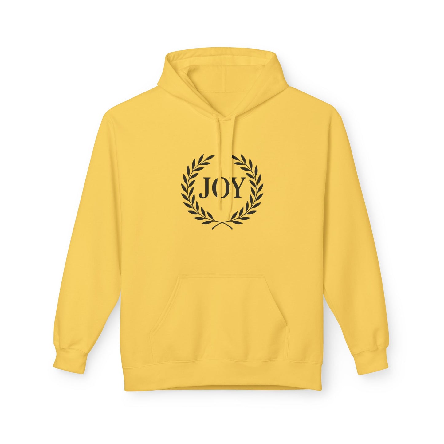 Joyful Fleece Hoodie - Cozy Unisex Sweatshirt, Perfect Gift for Holidays, Casual Wear, Joyful Vibe, Cozy Atmosphere, Happy Mood