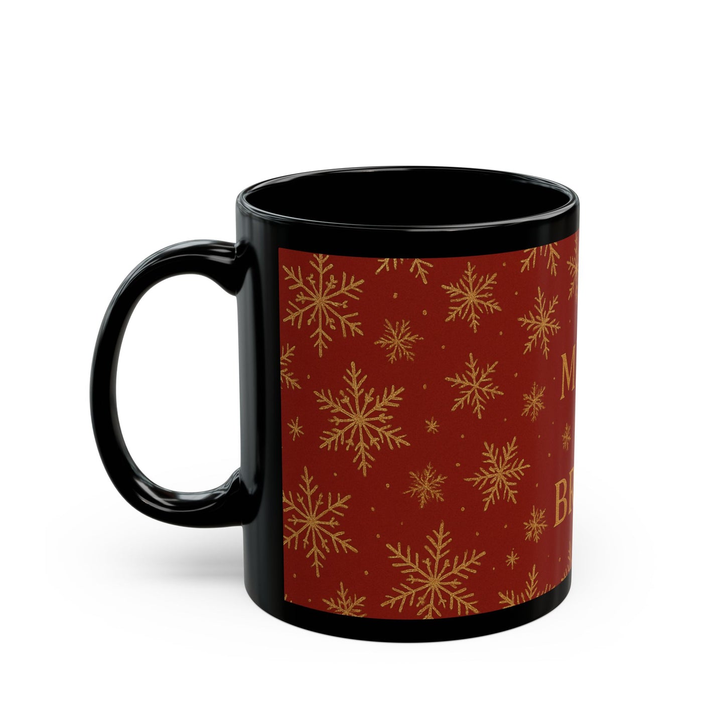 Festive Mug | Merry & Bright Holiday Drinkware, Christmas Gift, Winter Decor