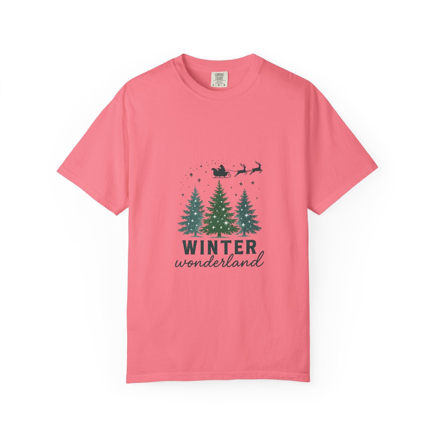 Winter Wonderland Unisex T-Shirt, Cozy Christmas Tee, Holiday Gift, Casual Wear, Nature Lover's Apparel, Festive Style