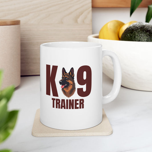 K9 Trainer Ceramic Mug - Perfect Gift for Dog Trainers,