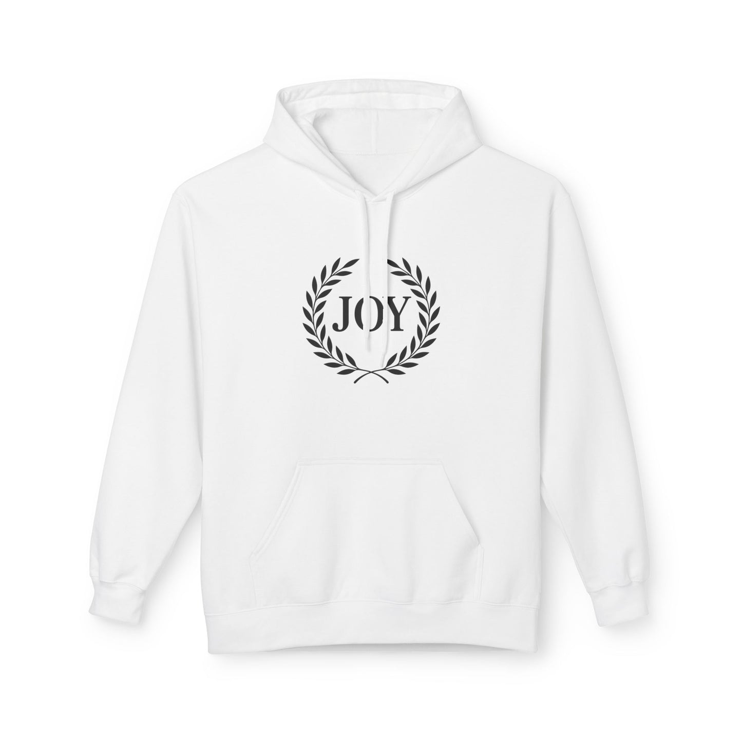Joyful Fleece Hoodie - Cozy Unisex Sweatshirt, Perfect Gift for Holidays, Casual Wear, Joyful Vibe, Cozy Atmosphere, Happy Mood