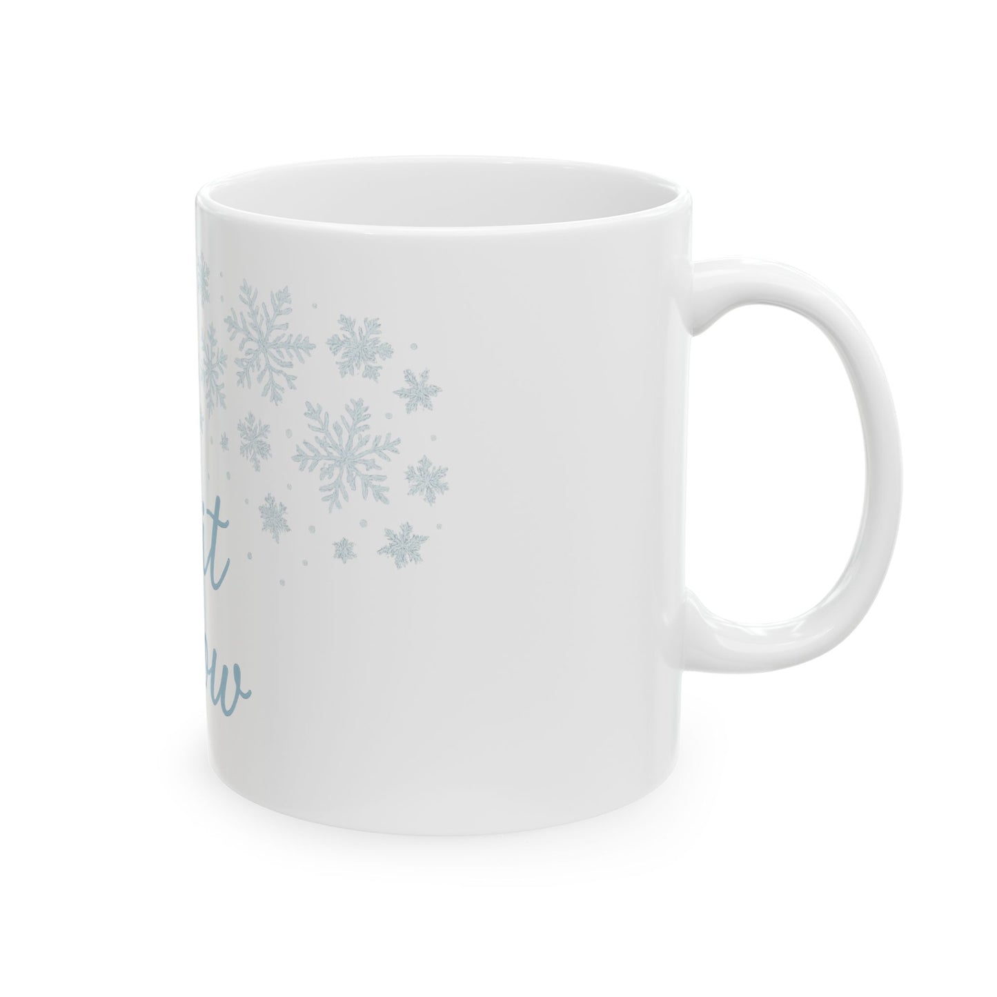 Winter Wonderland Ceramic Mug – Perfect for Cozy Holidays, Let It Snow Design, Gift for Coffee Lovers, Hot Chocolate Mug, Winter Decor