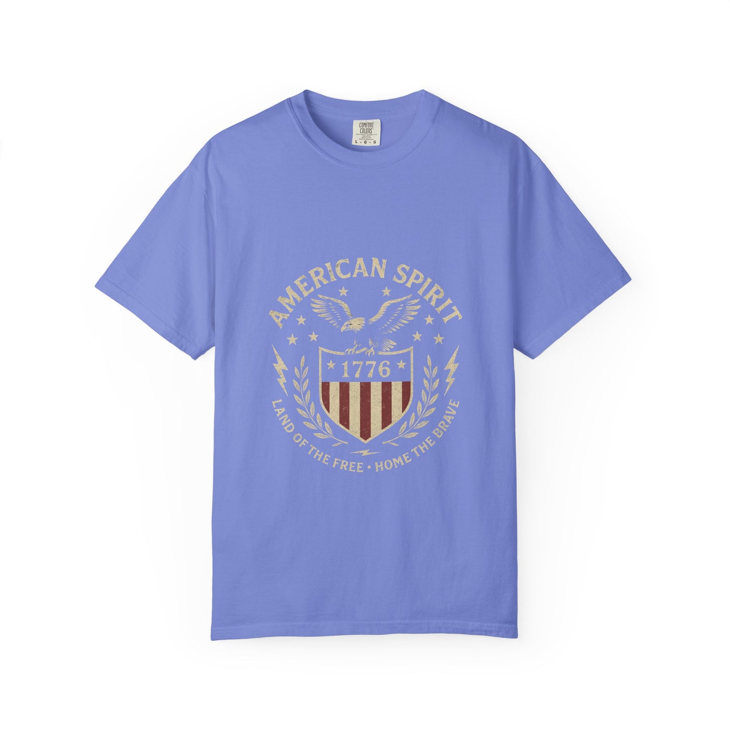 American Spirit Unisex Garment-Dyed T-shirt, Patriotic Tee, Independence Day Shirt, Casual Wear, Gift for Freedom Lovers