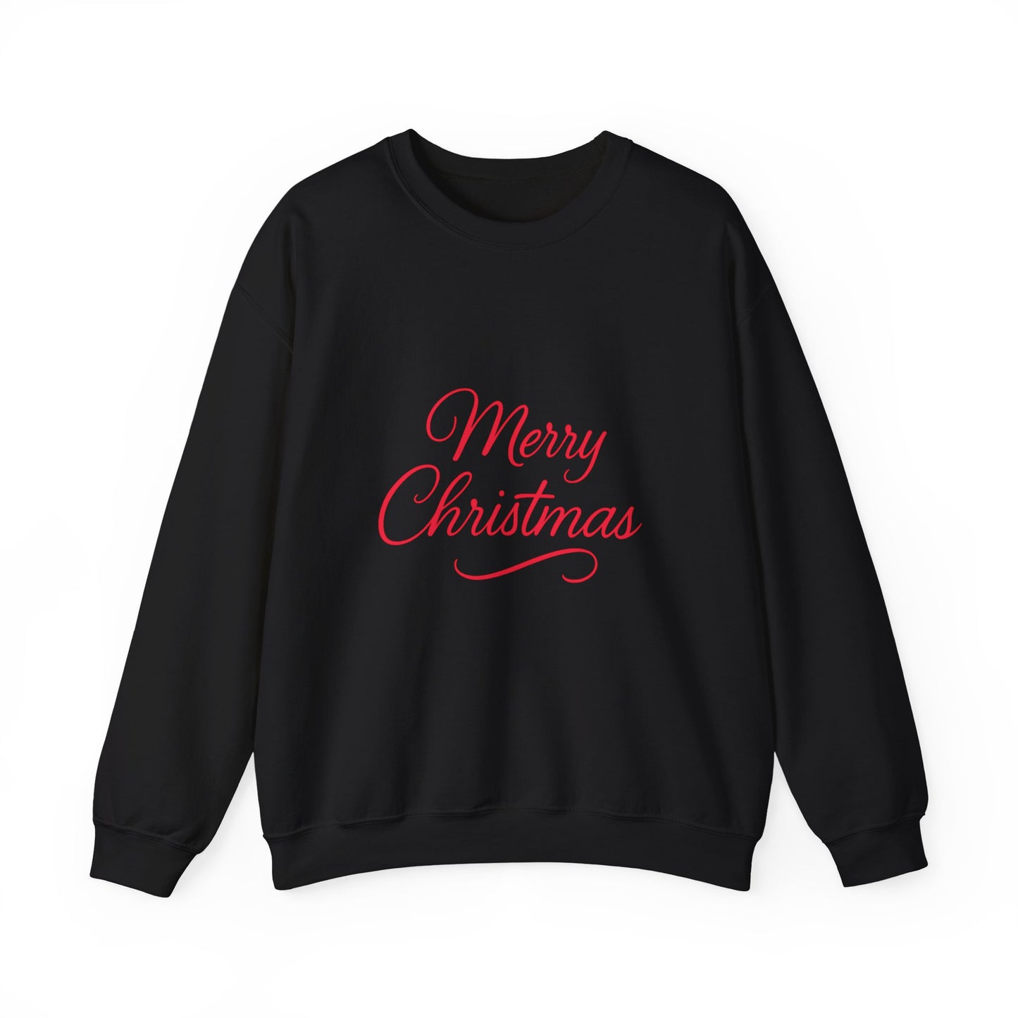 Merry Christmas Crewneck Sweatshirt, Cozy Holiday Apparel, Unisex Christmas Sweater, Festive Gift for Him/Her, Winter Loungewear