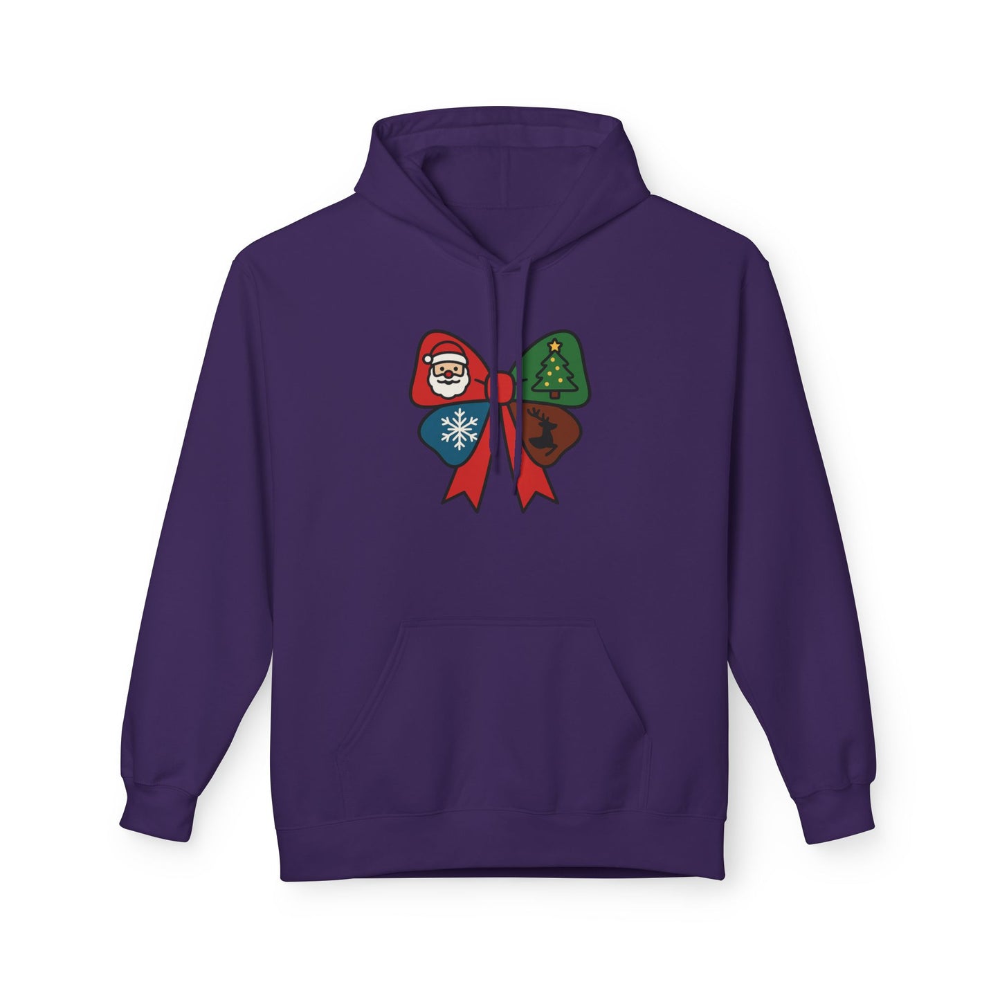 Festive Holiday Hoodie with Santa and Christmas Tree Design, Unisex Fleece Pullover, Cozy Gift for Winter Celebrations, Christmas [...]