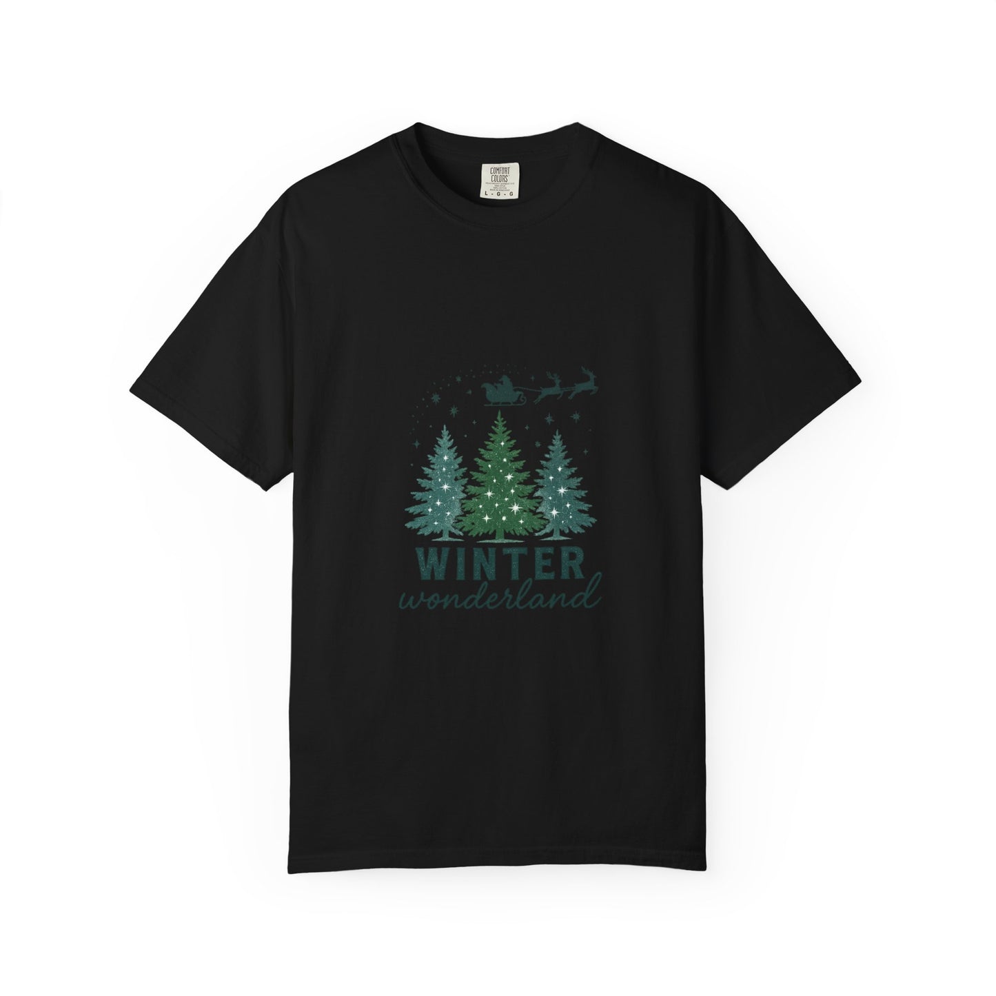 Winter Wonderland Unisex T-Shirt, Cozy Christmas Tee, Holiday Gift, Casual Wear, Nature Lover's Apparel, Festive Style