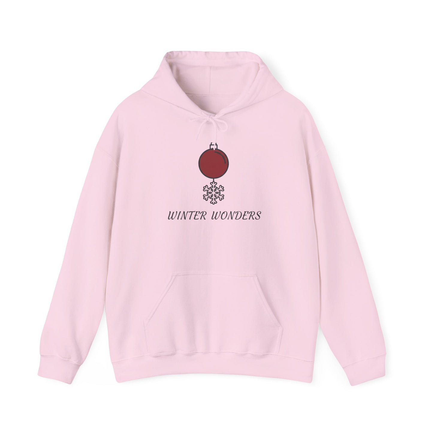 Christmas Winter Vibes Hoodie with Ornament Design