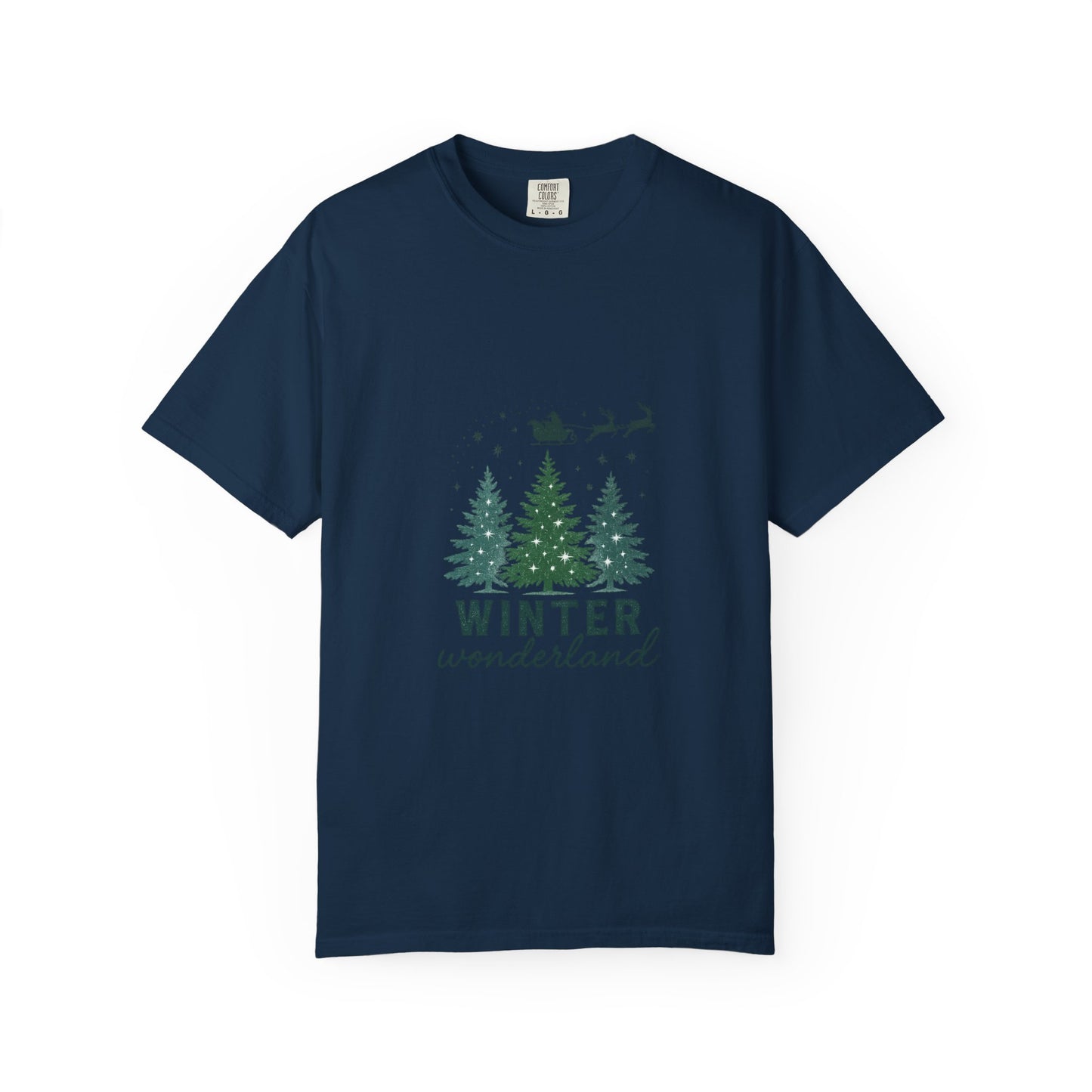 Winter Wonderland Unisex T-Shirt, Cozy Christmas Tee, Holiday Gift, Casual Wear, Nature Lover's Apparel, Festive Style