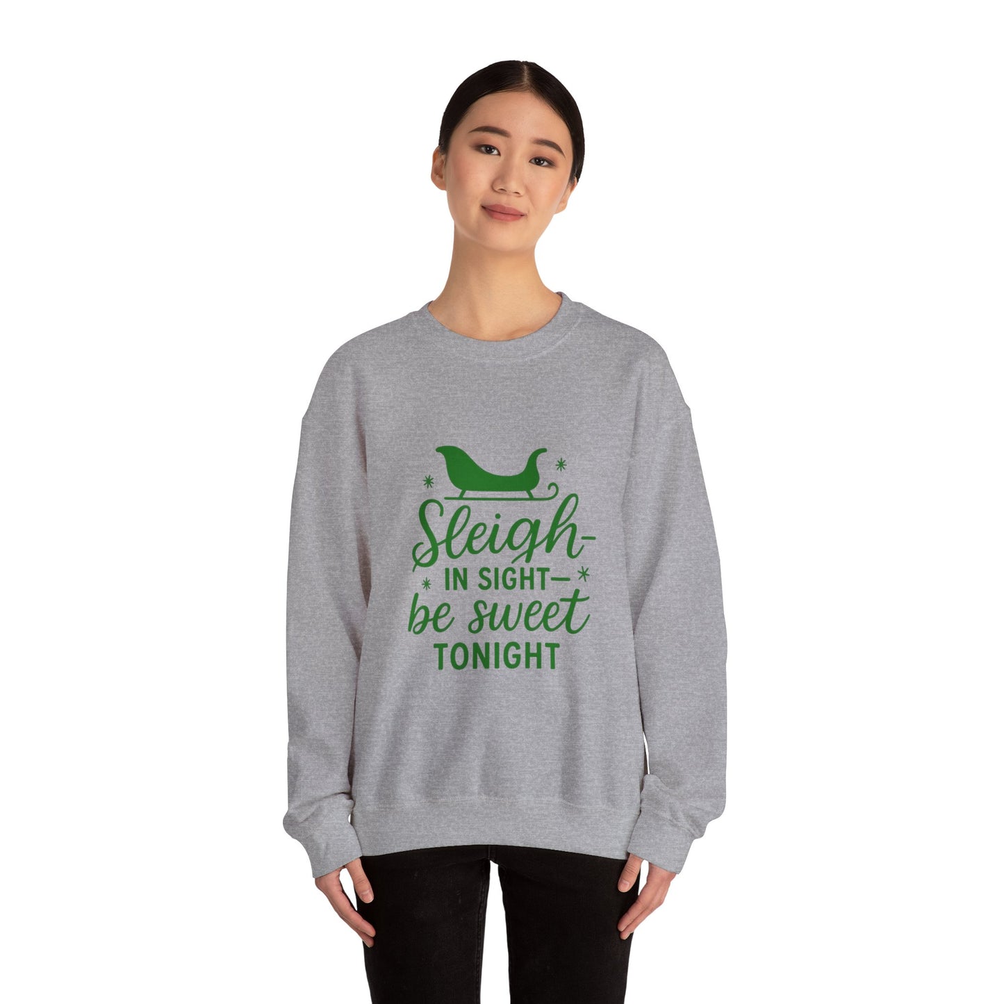Holiday Cheer Crewneck Sweatshirt - Cozy, Fun Gift for Christmas, Winter Wear, Seasonal Fashion, Cozy Apparel, Festive Style