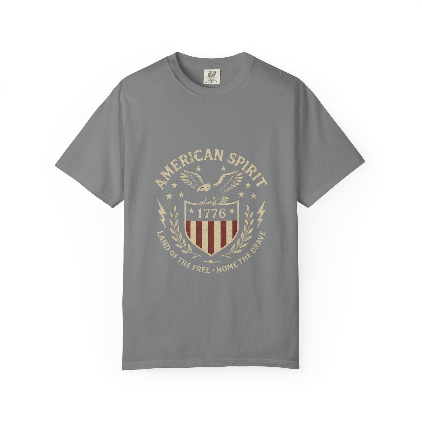 American Spirit Unisex Garment-Dyed T-shirt, Patriotic Tee, Independence Day Shirt, Casual Wear, Gift for Freedom Lovers