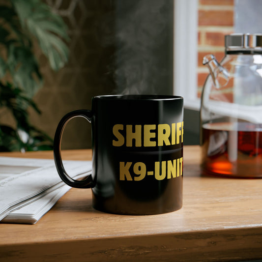 Custom Sheriff K9 Unit Mug, Police-Themed Coffee Cup