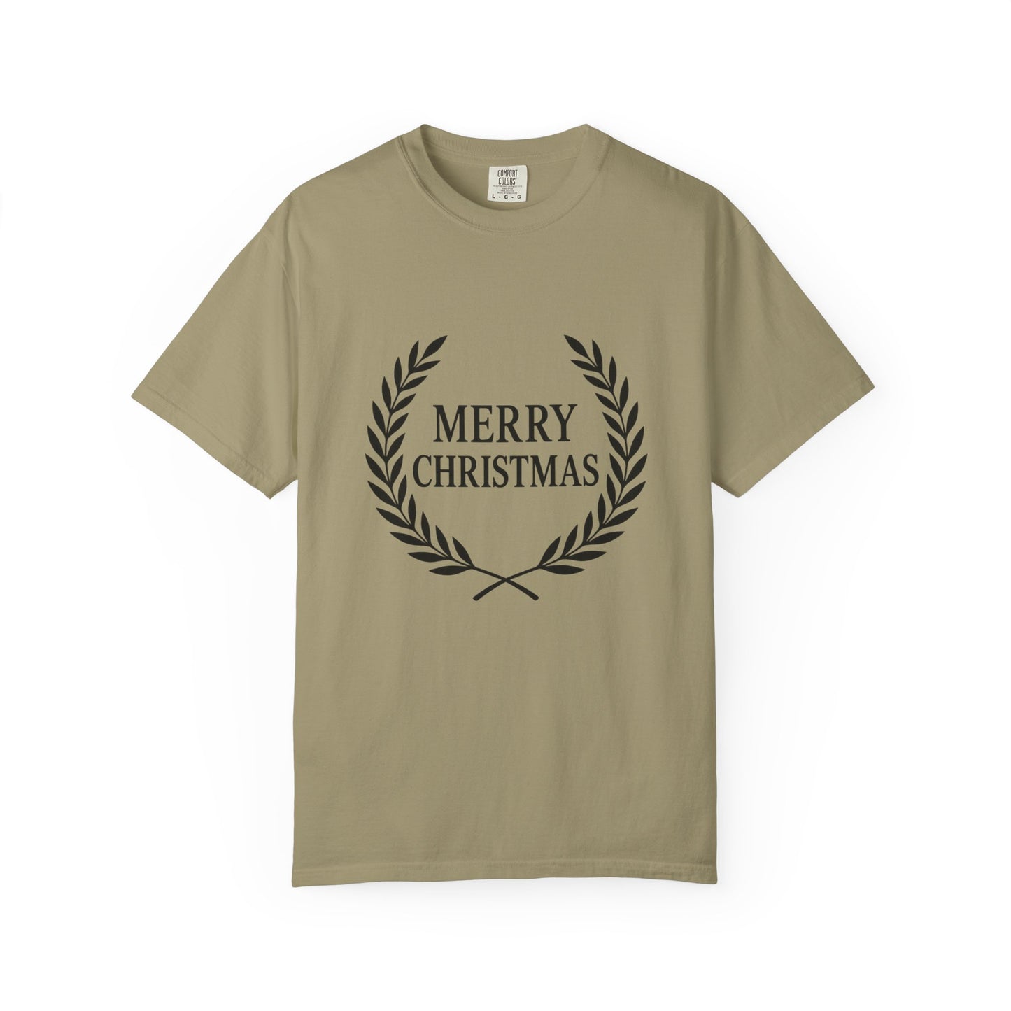 Merry Christmas Unisex Garment-Dyed T-shirt | Holiday Tee, Festive Shirt
