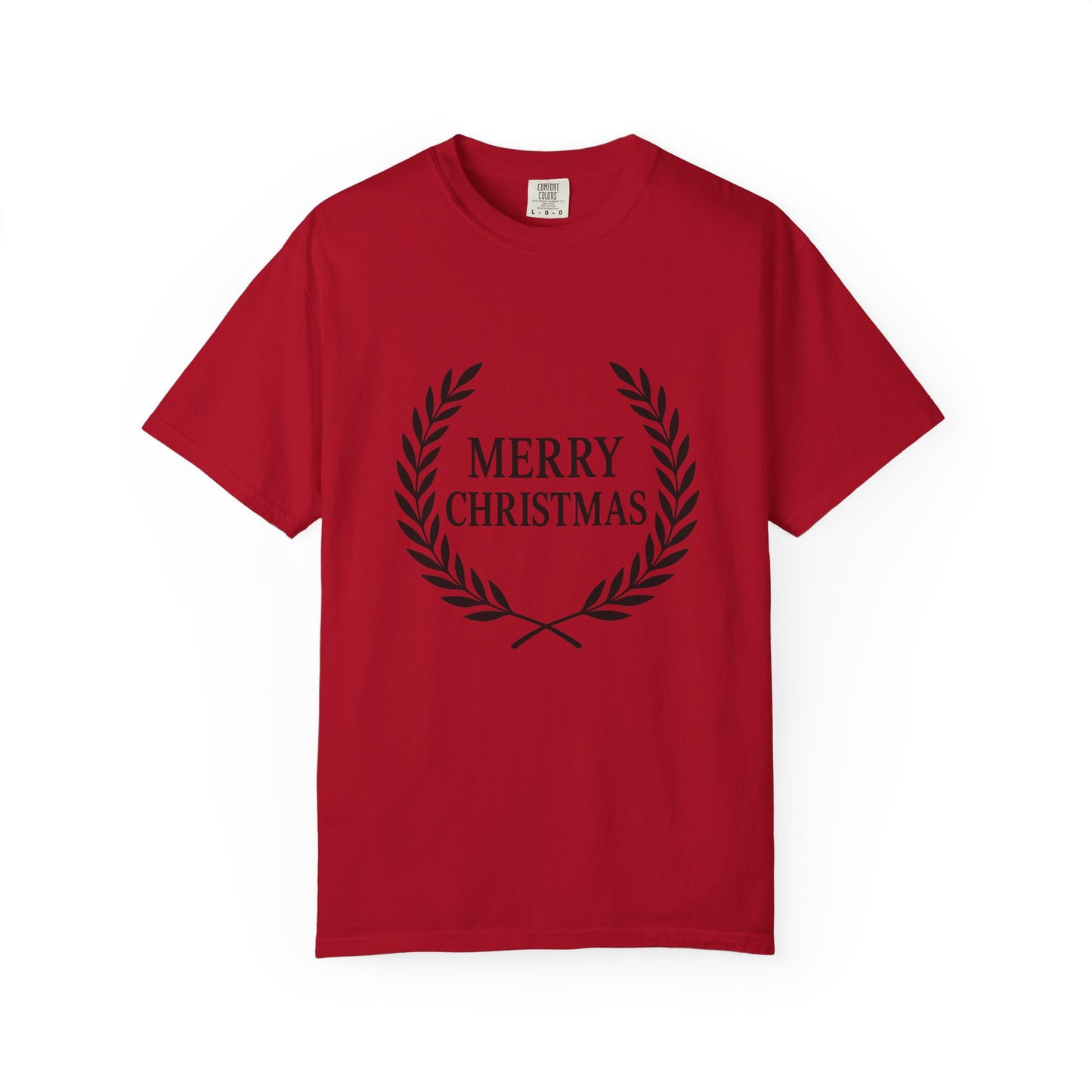Merry Christmas Unisex Garment-Dyed T-shirt | Holiday Tee, Festive Shirt