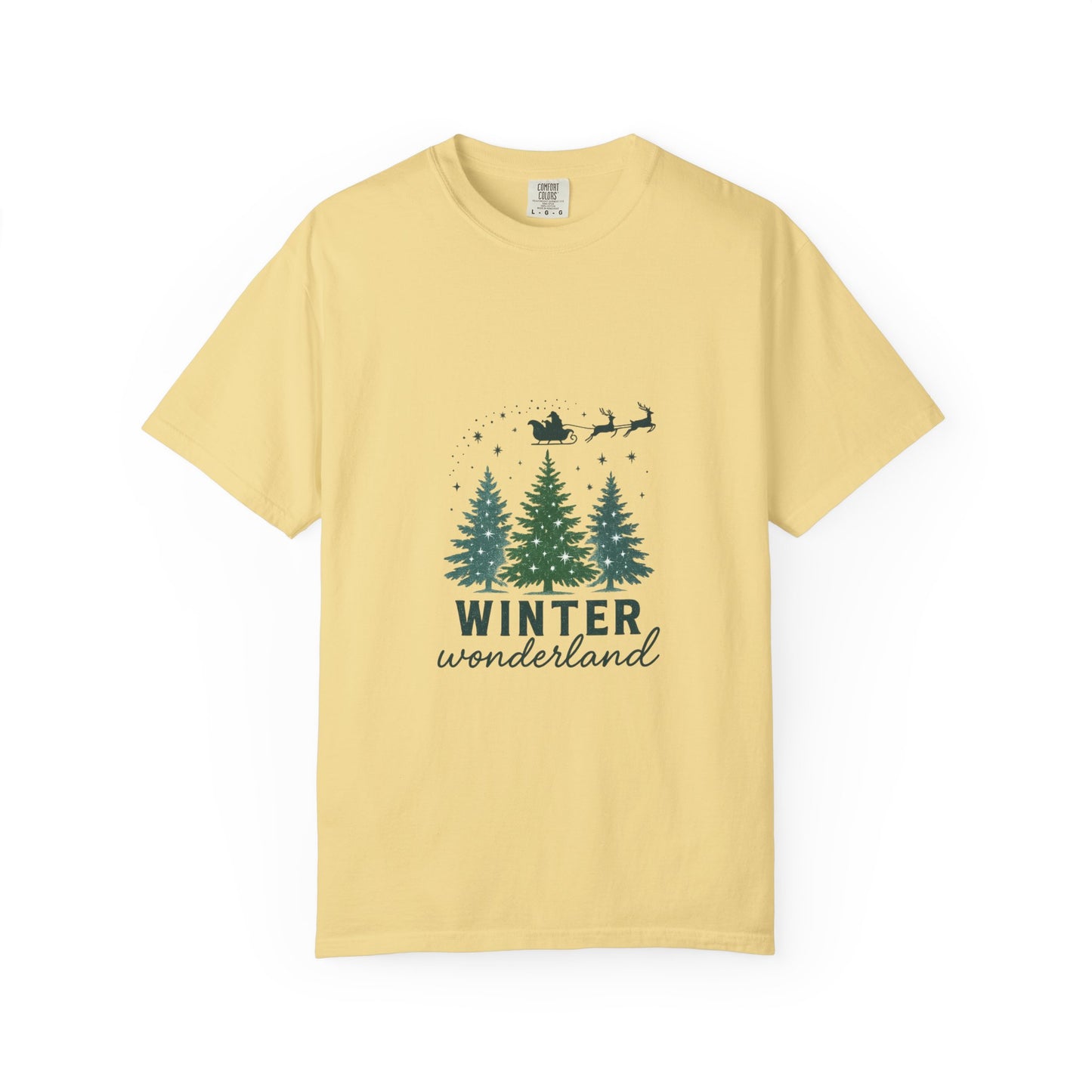 Winter Wonderland Unisex T-Shirt, Cozy Christmas Tee, Holiday Gift, Casual Wear, Nature Lover's Apparel, Festive Style
