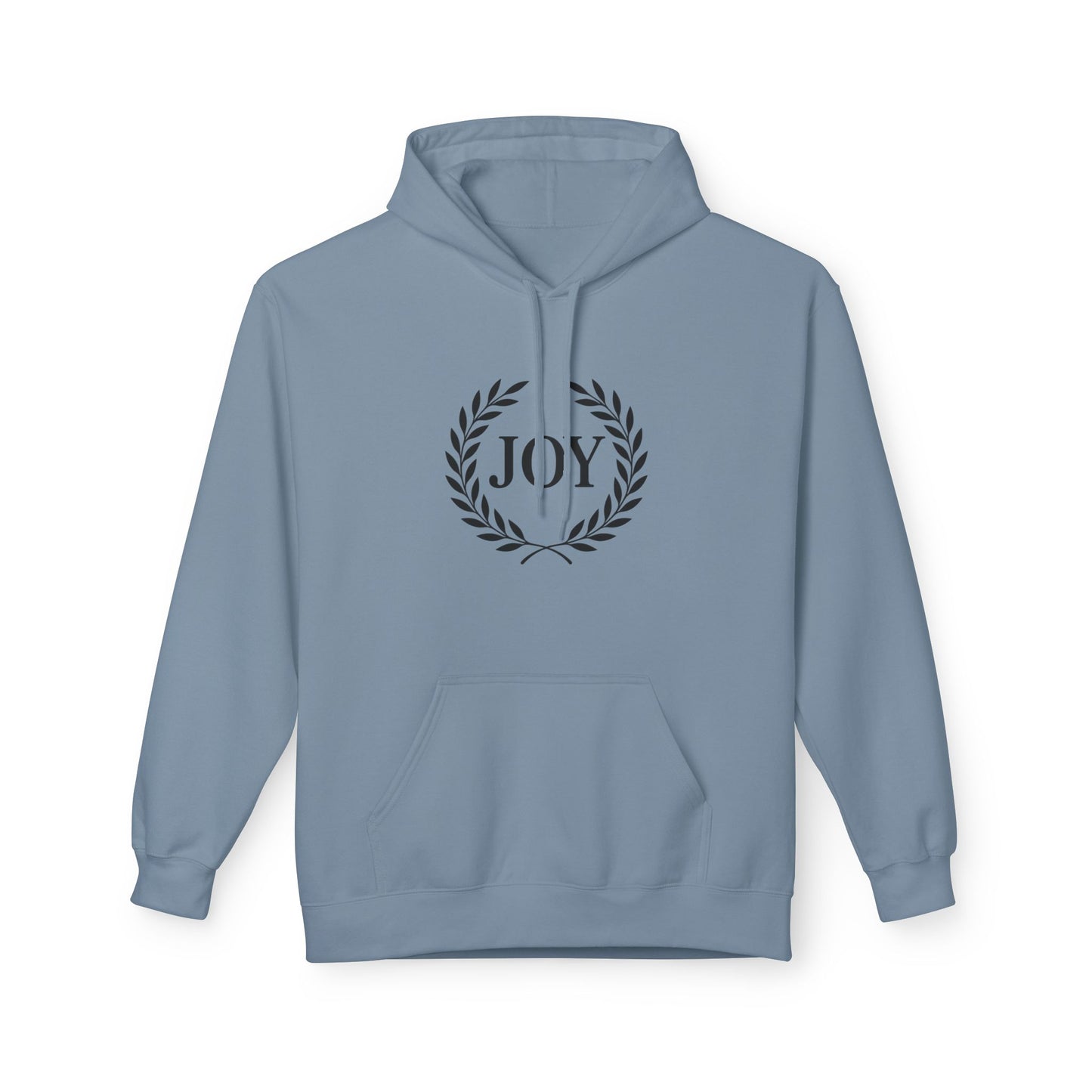 Joyful Fleece Hoodie - Cozy Unisex Sweatshirt, Perfect Gift for Holidays, Casual Wear, Joyful Vibe, Cozy Atmosphere, Happy Mood