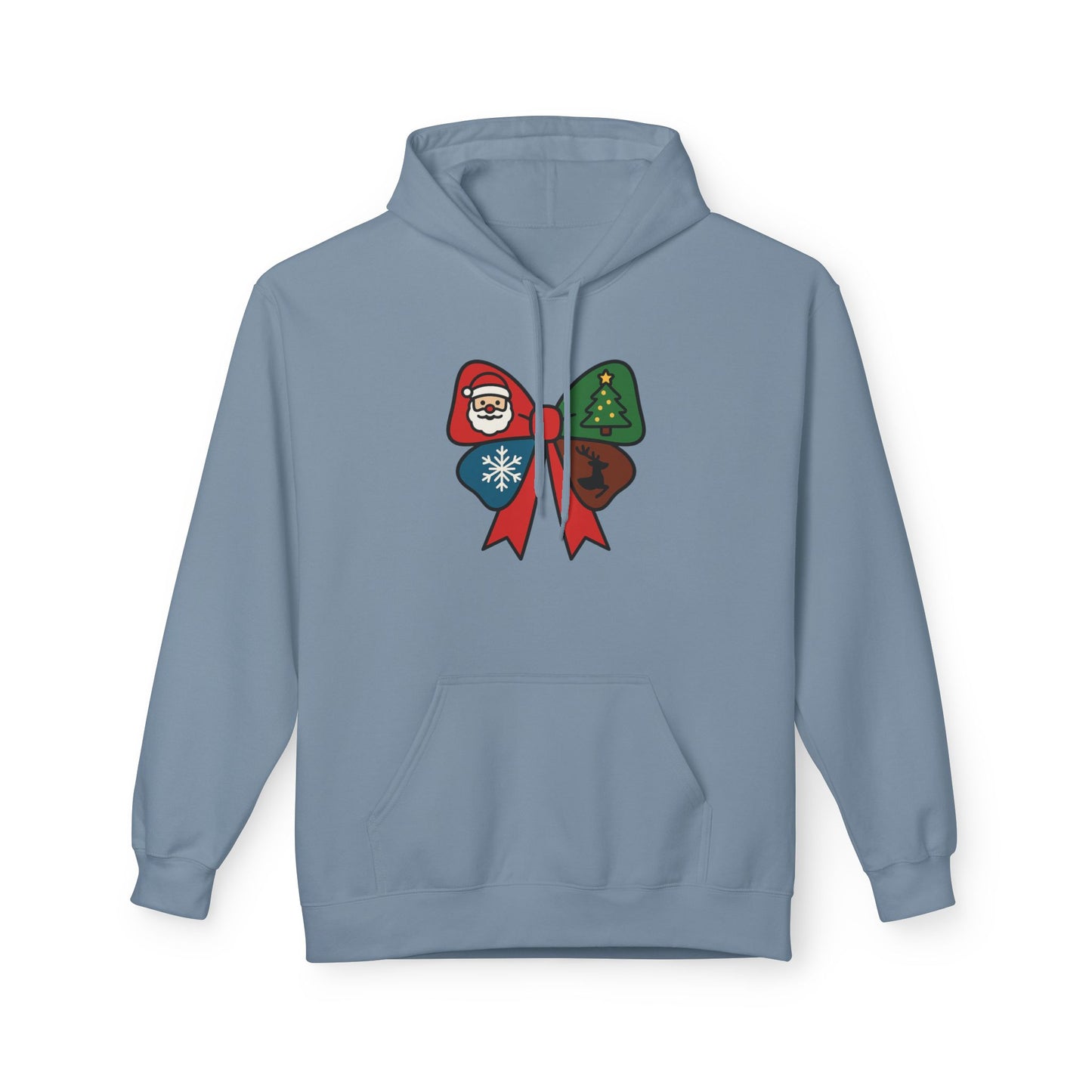 Festive Holiday Hoodie with Santa and Christmas Tree Design, Unisex Fleece Pullover, Cozy Gift for Winter Celebrations, Christmas [...]