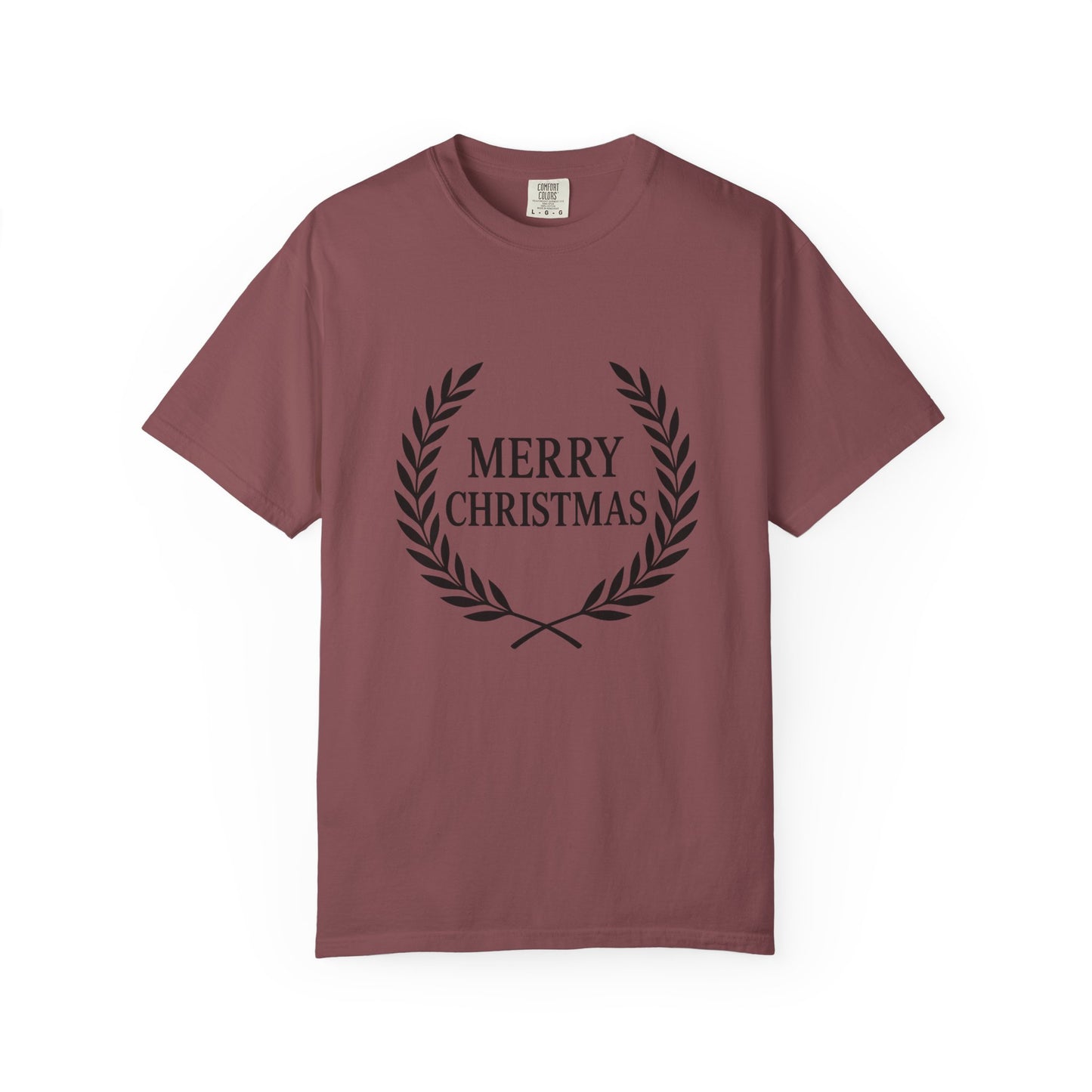 Merry Christmas Unisex Garment-Dyed T-shirt | Holiday Tee, Festive Shirt