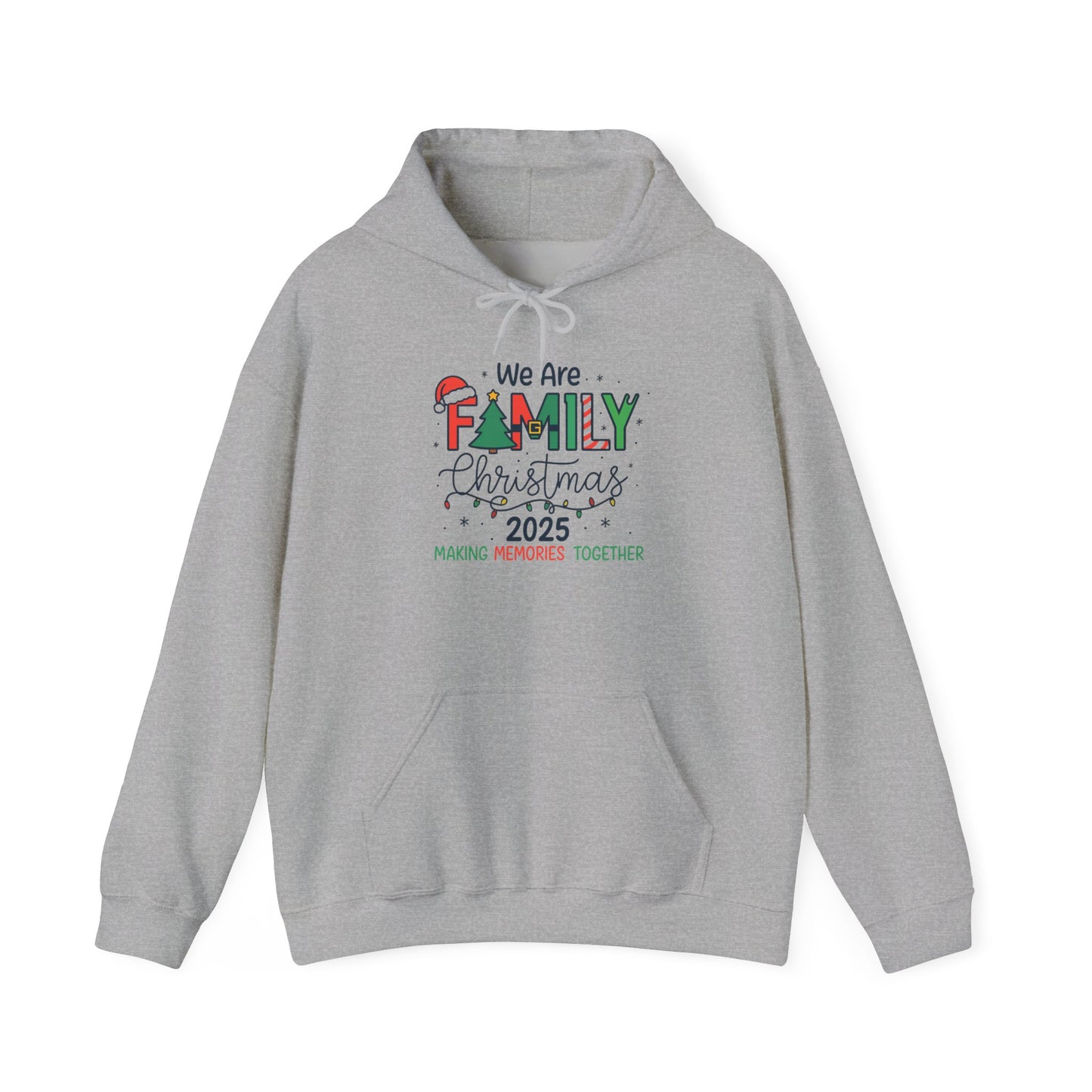 Family Christmas Hoodie, Holiday Sweatshirt, Unisex Gift, Memory-Making Apparel, Cozy Family Wear, Family Tradition Sweater
