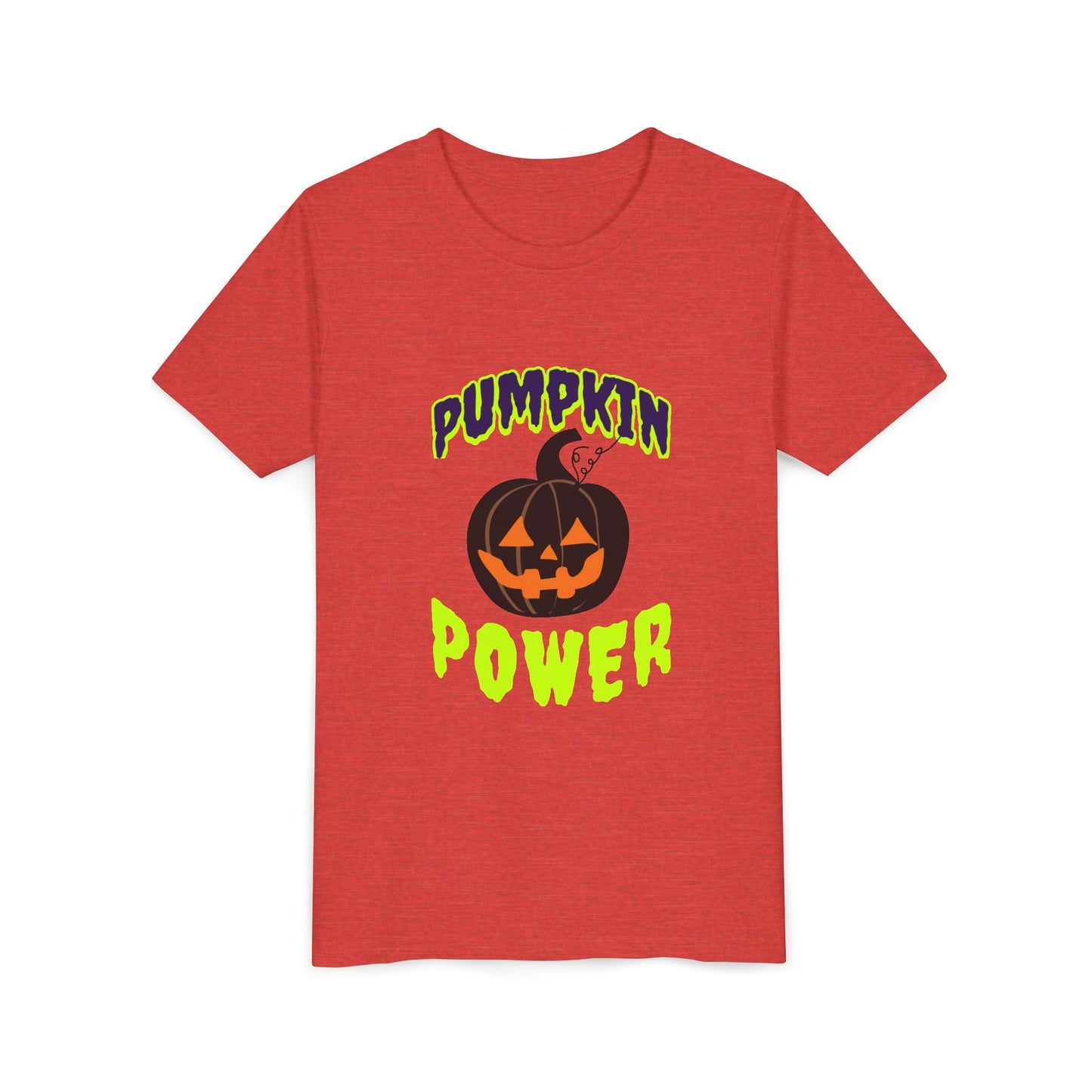 Pumpkin Power Youth Tee, Halloween Shirt