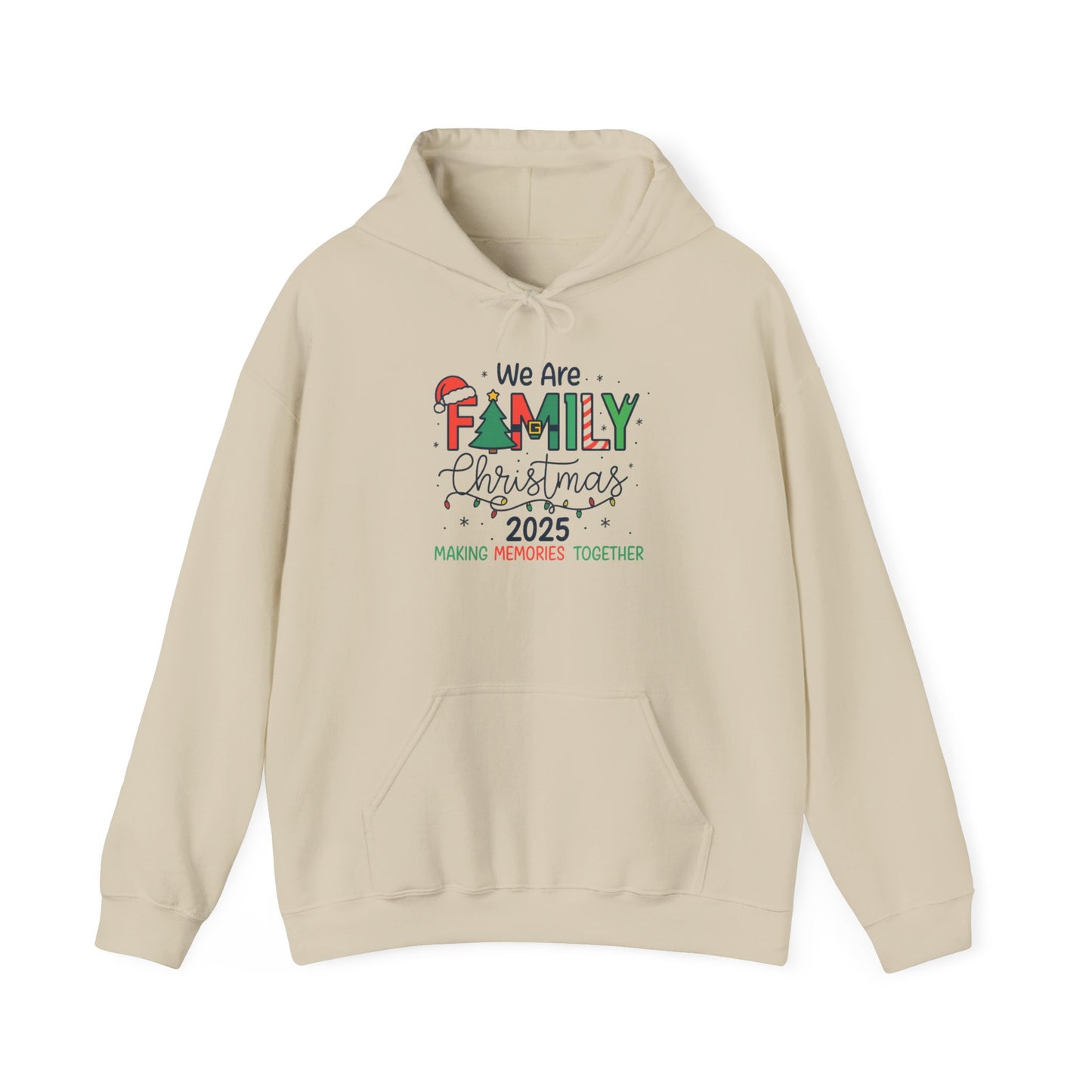 Family Christmas Hoodie, Holiday Sweatshirt, Unisex Gift, Memory-Making Apparel, Cozy Family Wear, Family Tradition Sweater