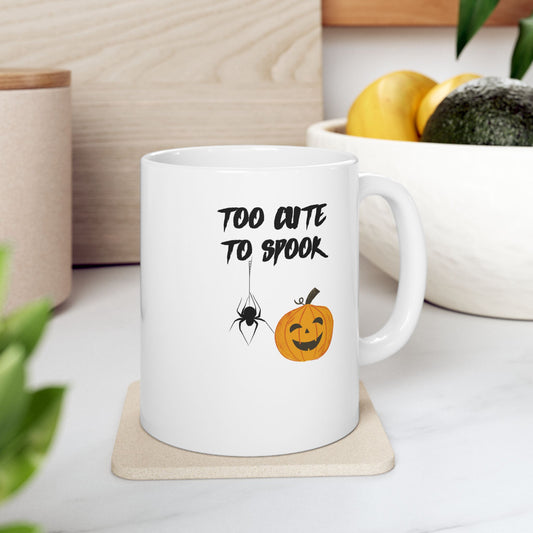 Mug - 11oz Cute Halloween Saying Ceramic Cup