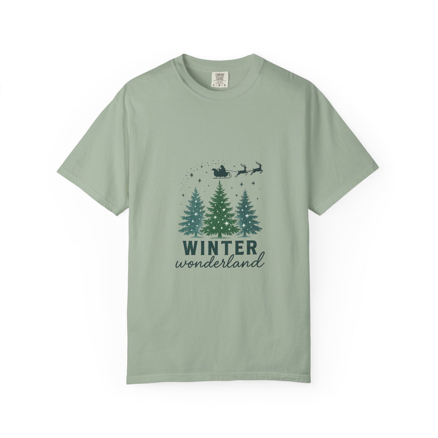 Winter Wonderland Unisex T-Shirt, Cozy Christmas Tee, Holiday Gift, Casual Wear, Nature Lover's Apparel, Festive Style