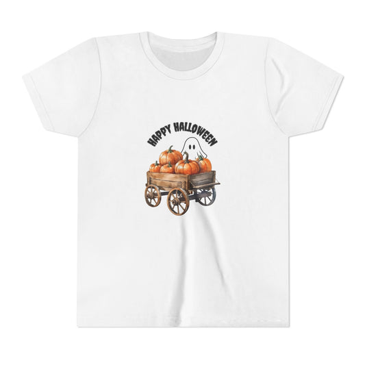 Youth Halloween Tee, Fun Spooky Shirt for Kids