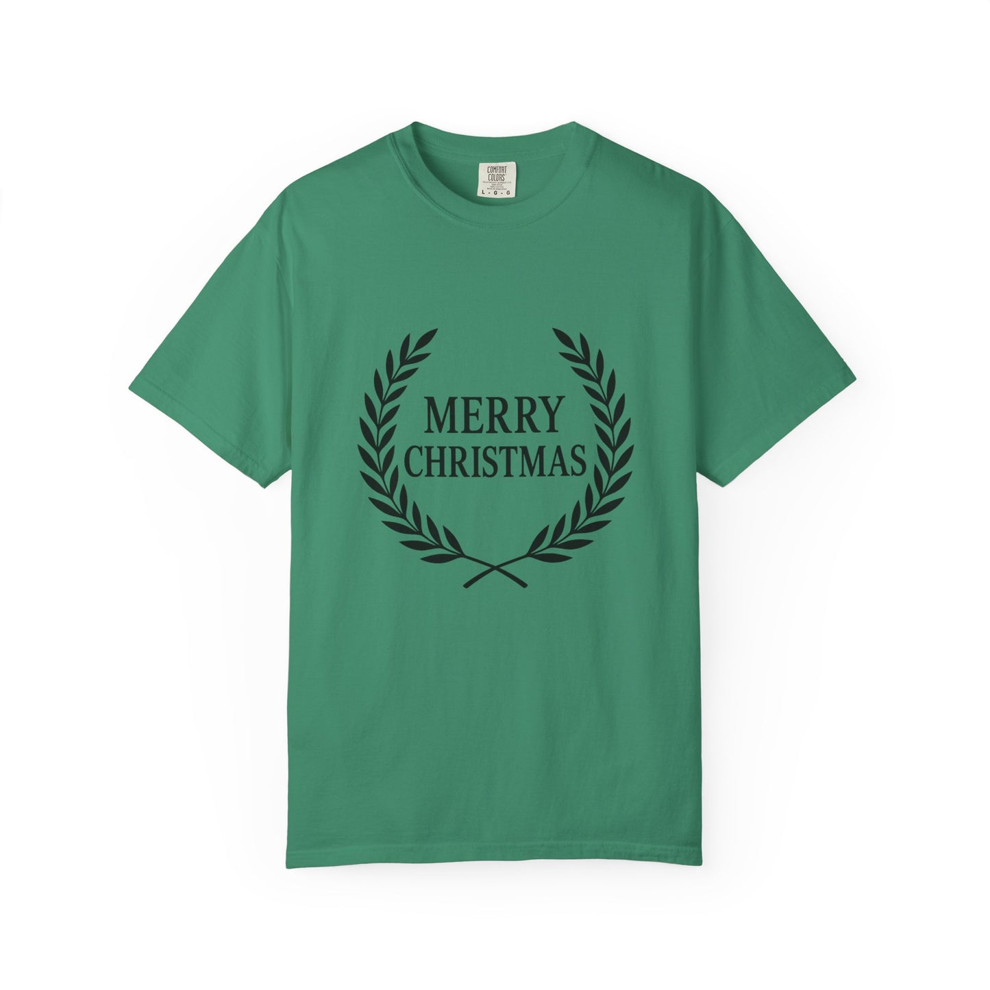 Merry Christmas Unisex Garment-Dyed T-shirt | Holiday Tee, Festive Shirt
