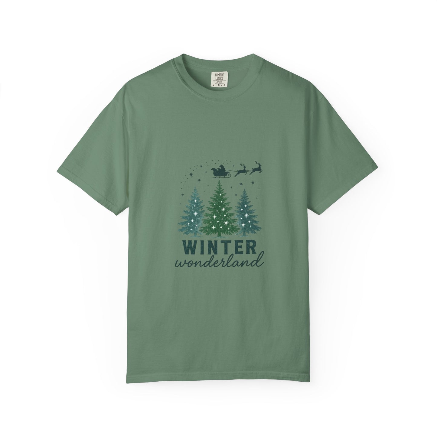 Winter Wonderland Unisex T-Shirt, Cozy Christmas Tee, Holiday Gift, Casual Wear, Nature Lover's Apparel, Festive Style